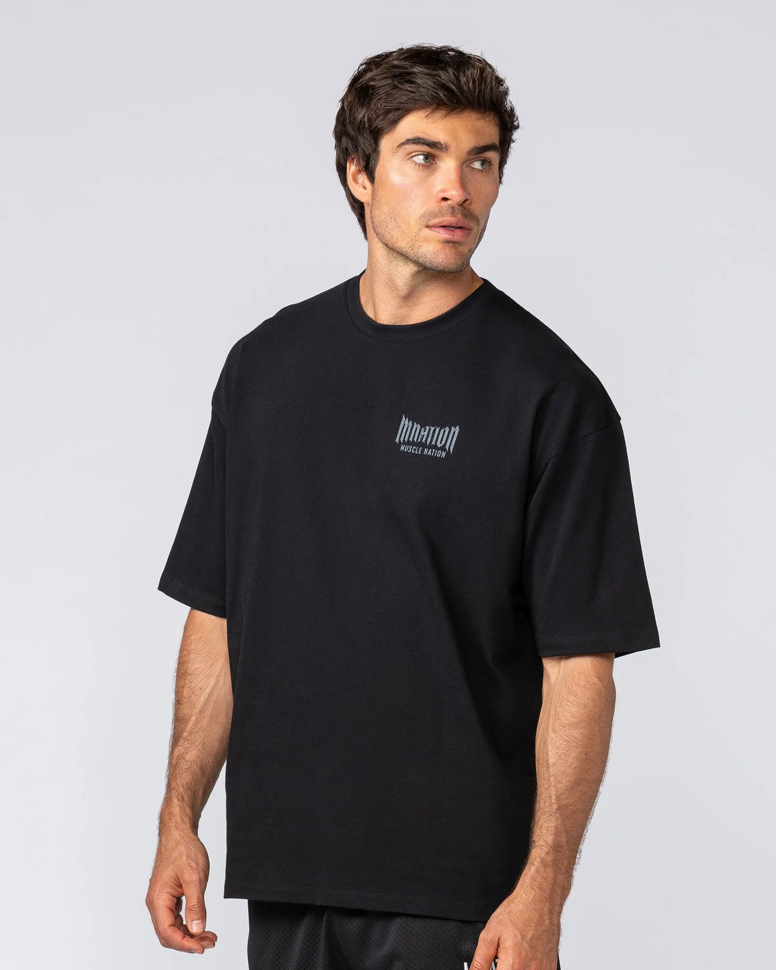 Honour Oversized Tee - Black