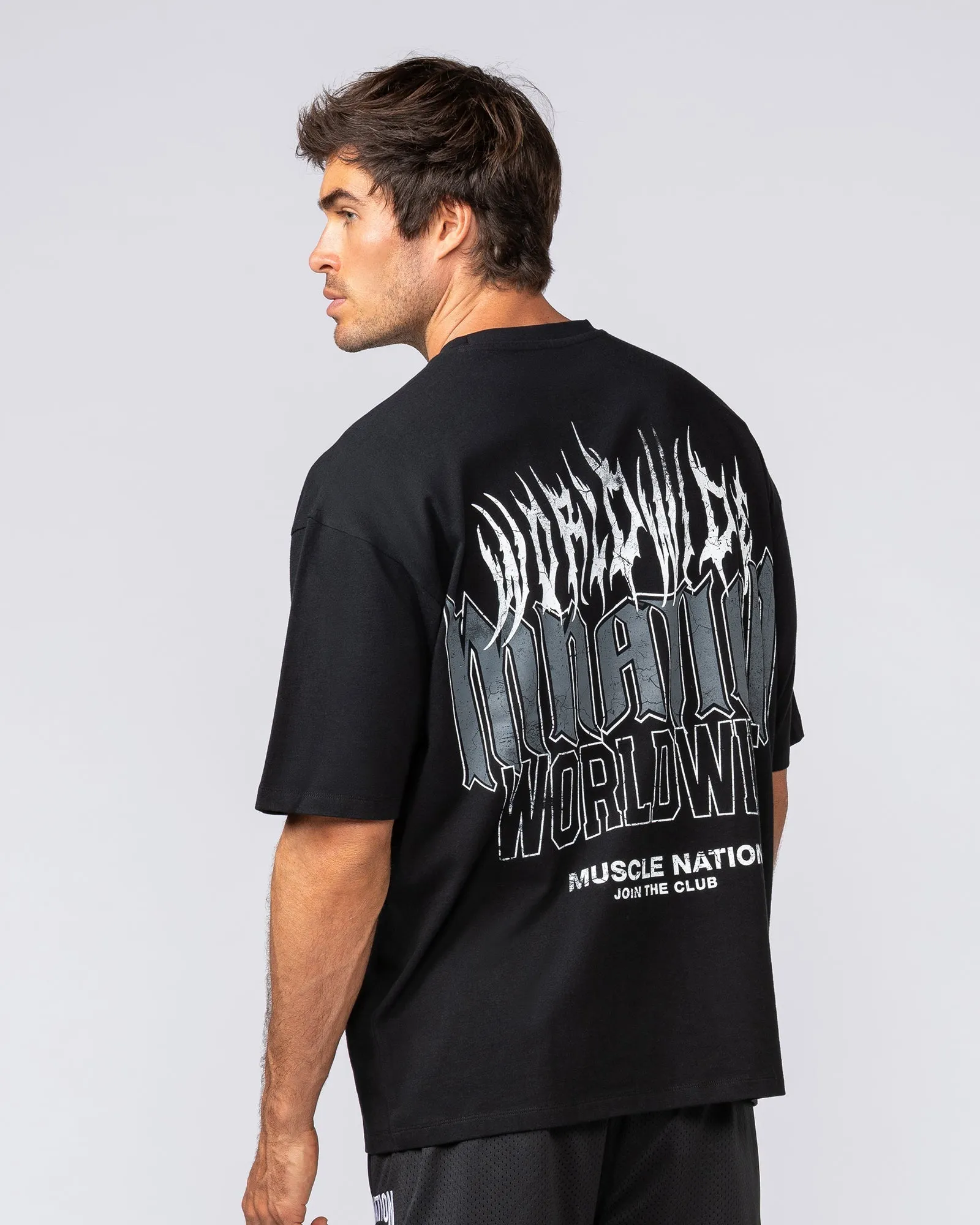 Honour Oversized Tee - Black
