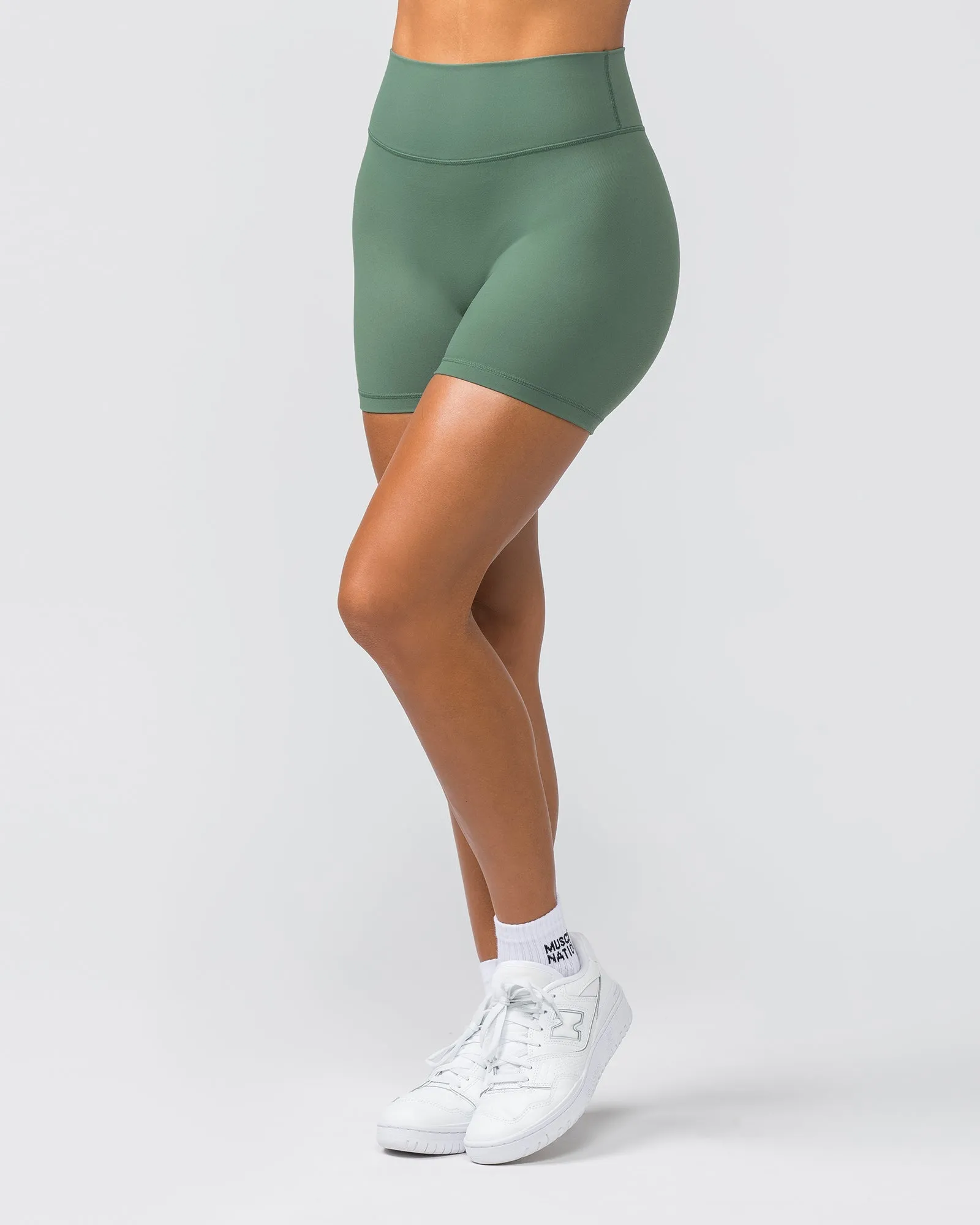 Instinct Scrunch Midway Shorts - Mineral Green