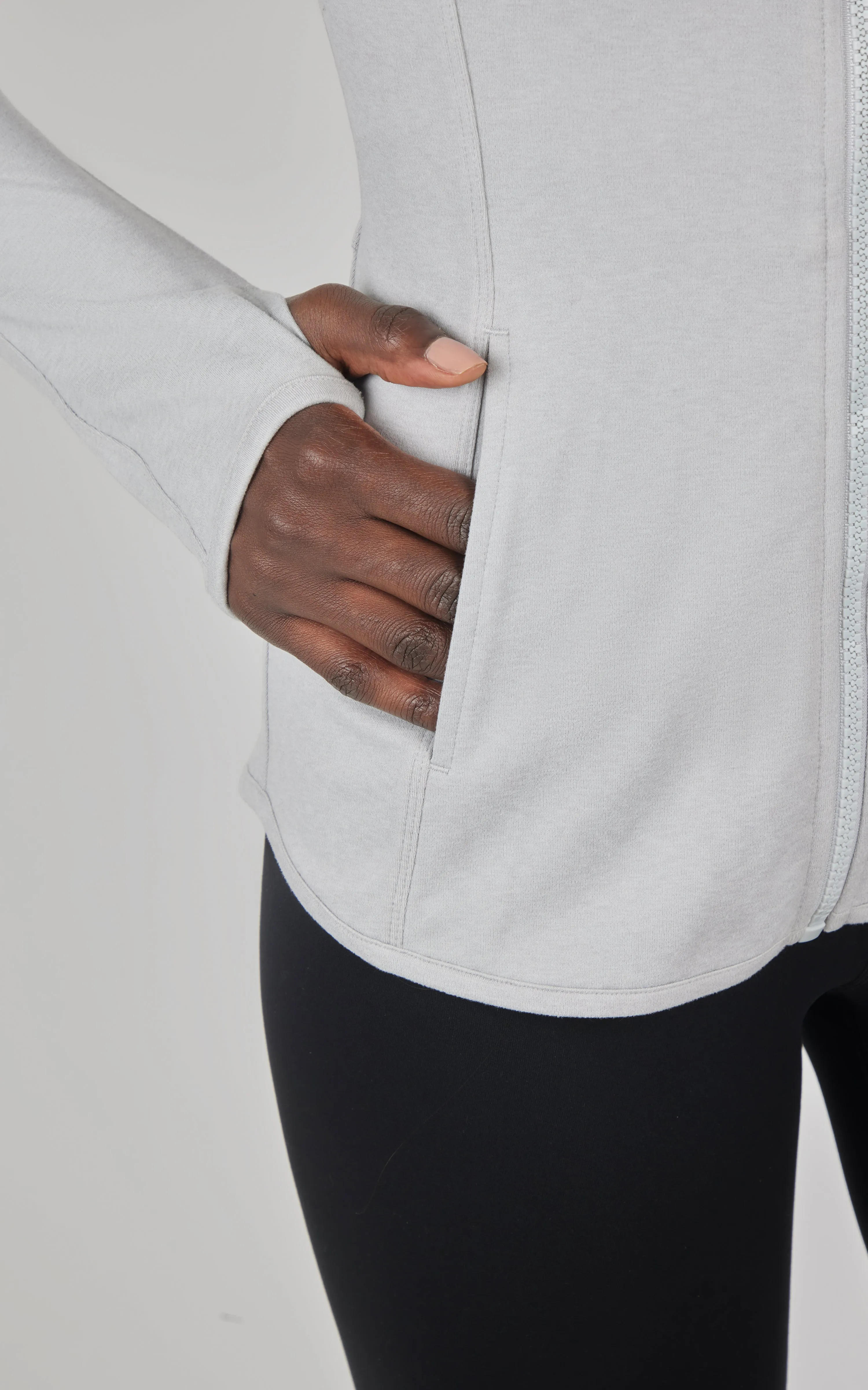 Lux Flared Full Zip Jacket
