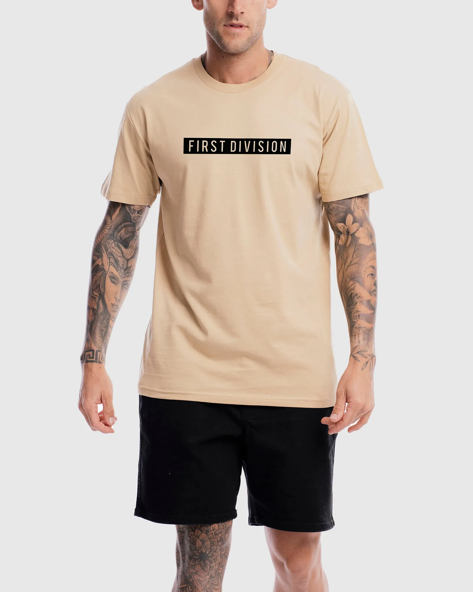 Mens Box Tee - Camel