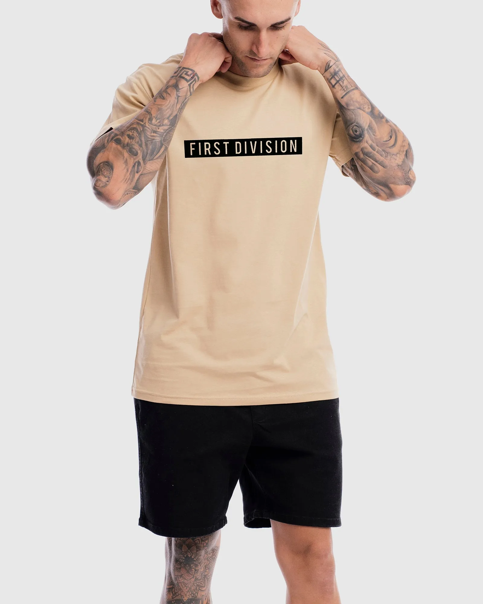Mens Box Tee - Camel