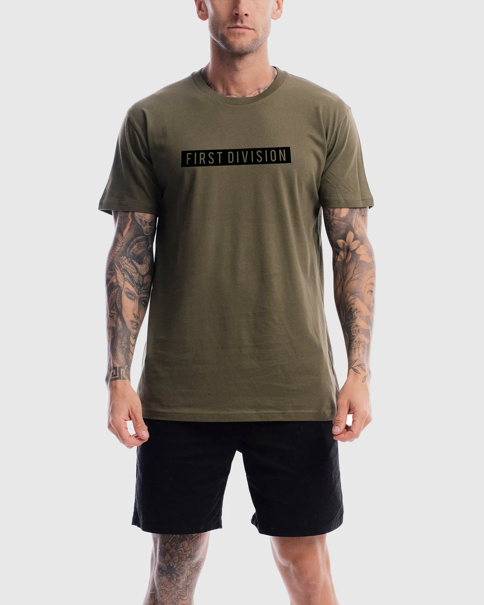Mens Box Tee - Olive