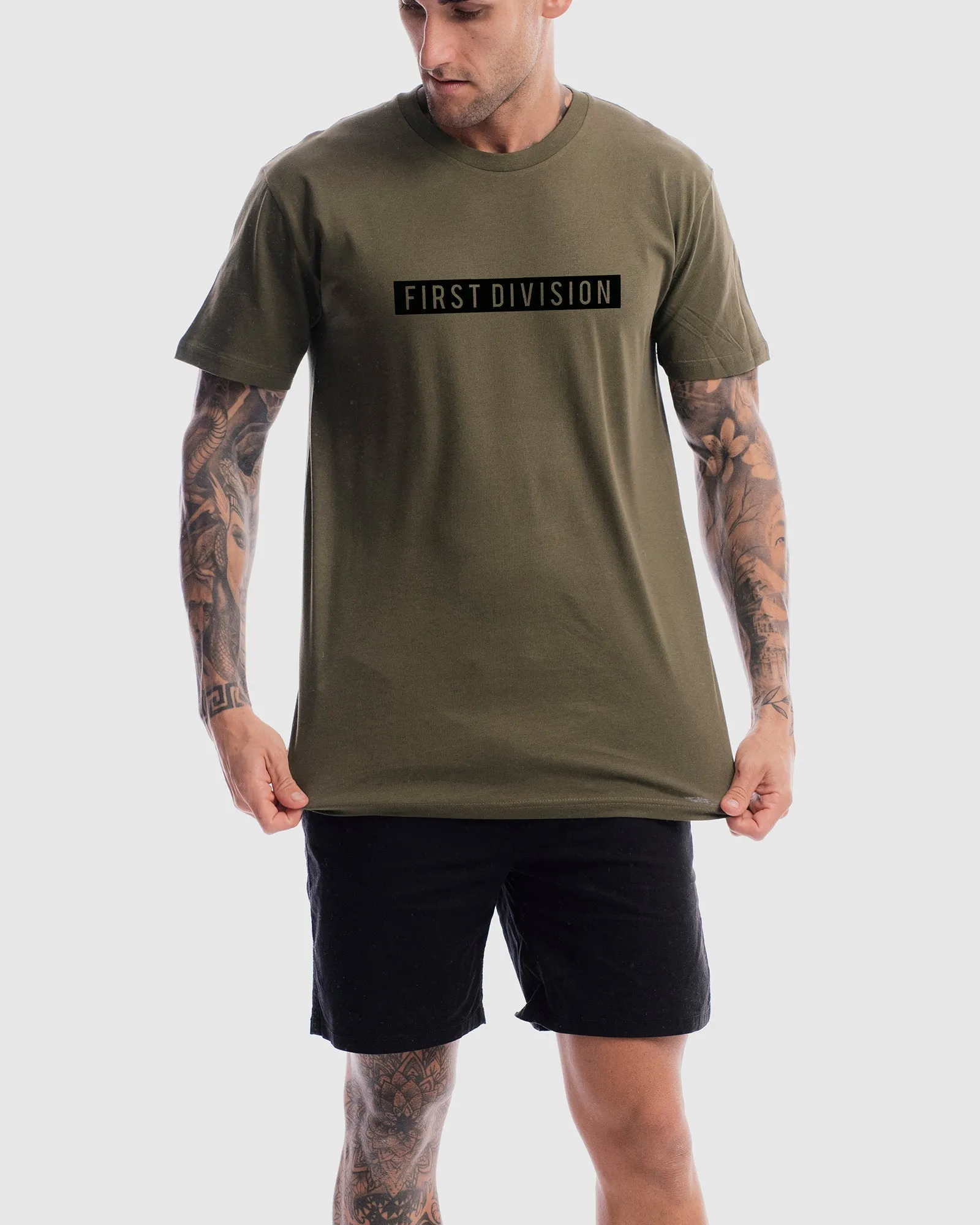 Mens Box Tee - Olive