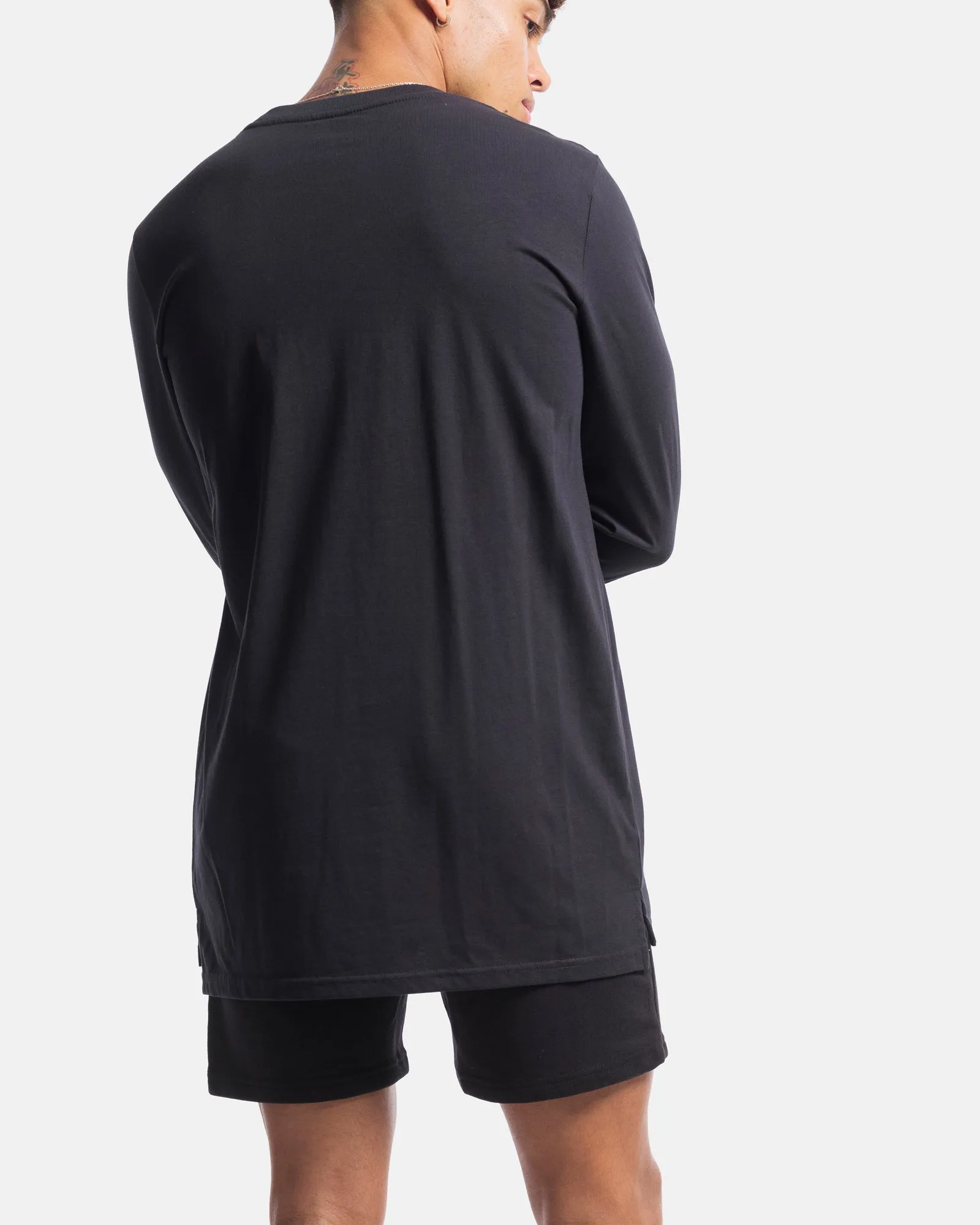 Mens Contract Rise Long Sleeve Tee - Ink
