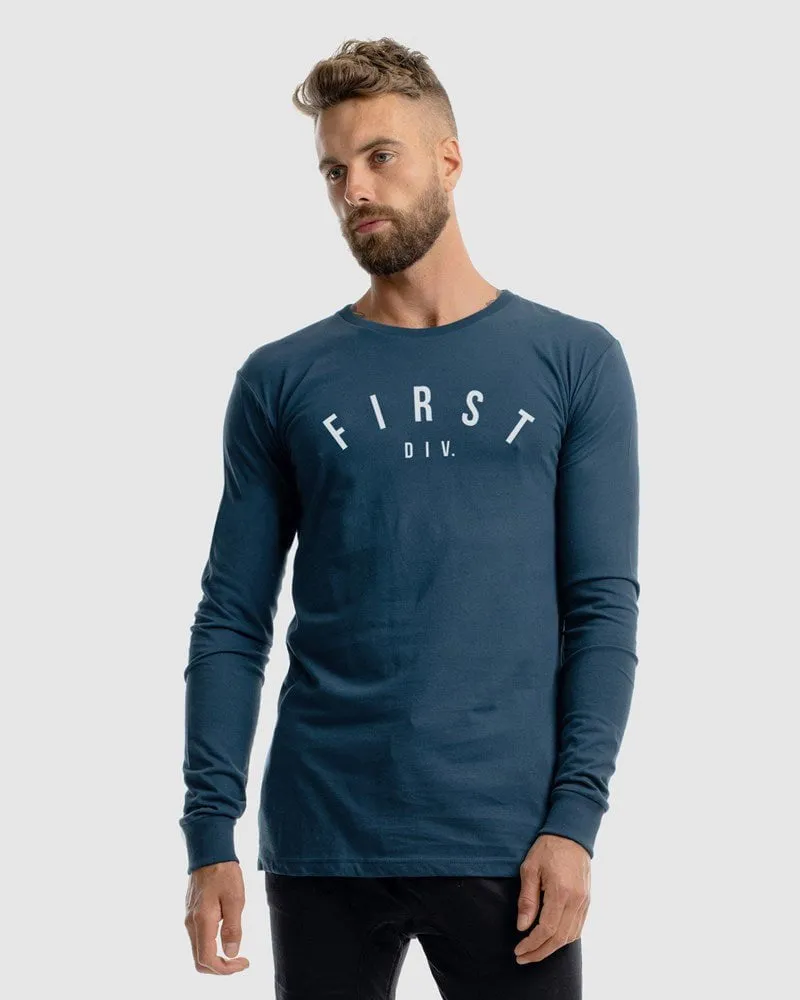 Mens Core Logo Long Sleeve Tee - Ink