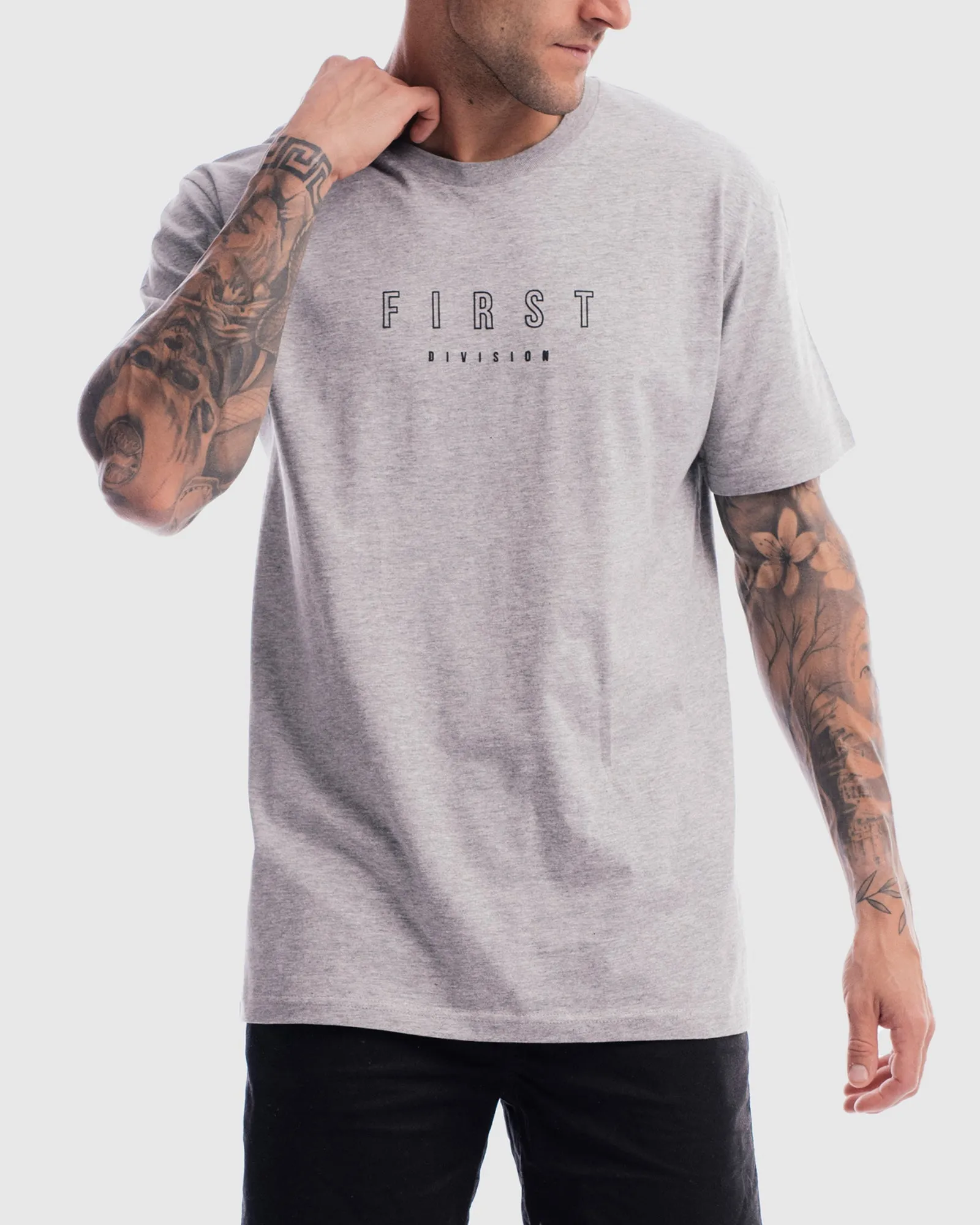 Mens First Rise Tee - Marle Grey