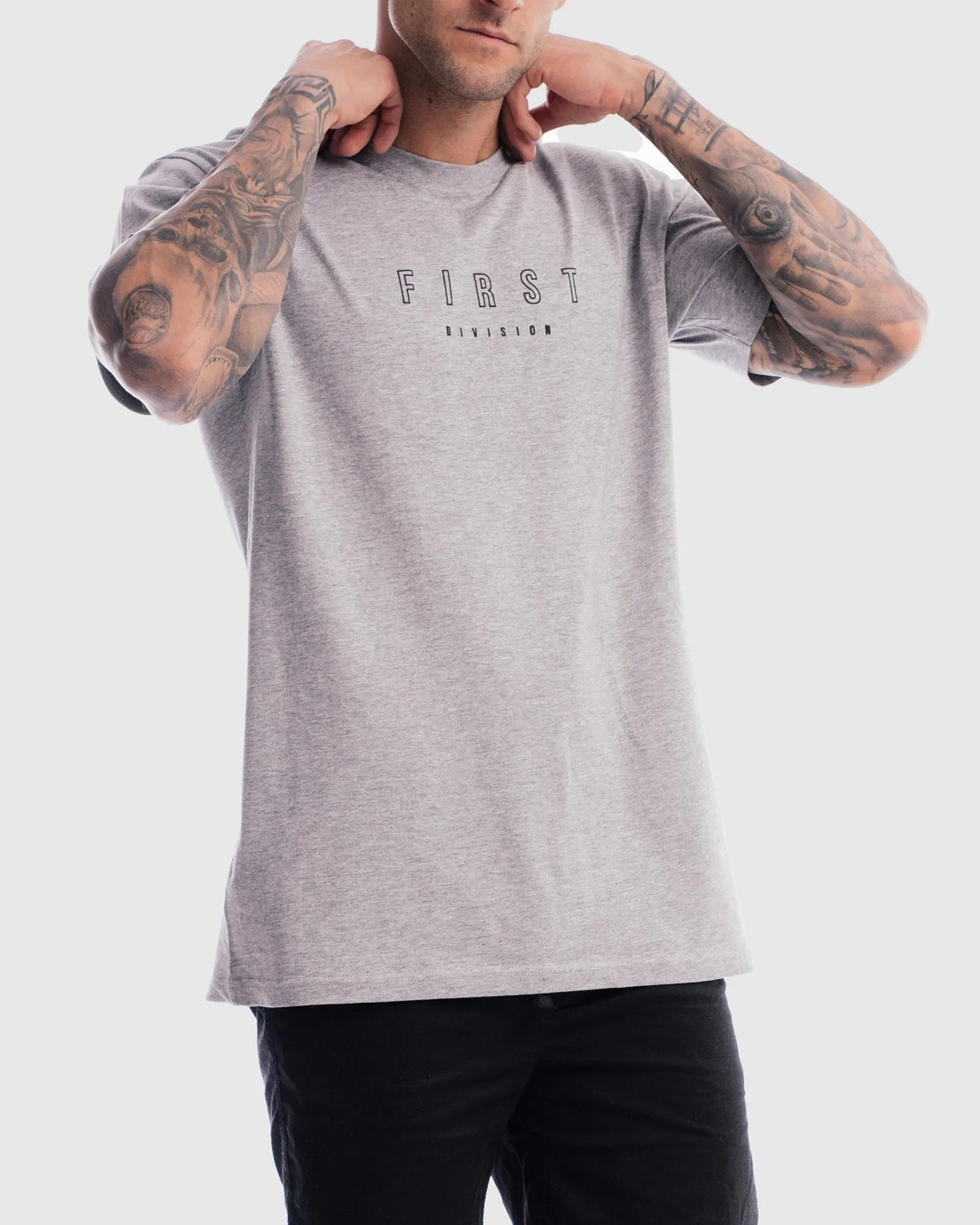 Mens First Rise Tee - Marle Grey