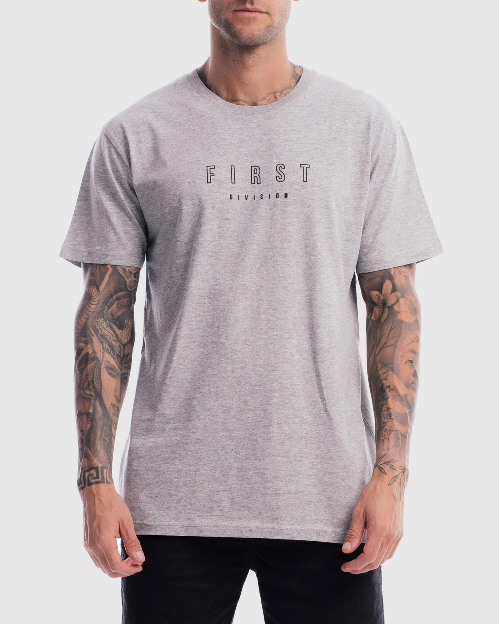 Mens First Rise Tee - Marle Grey