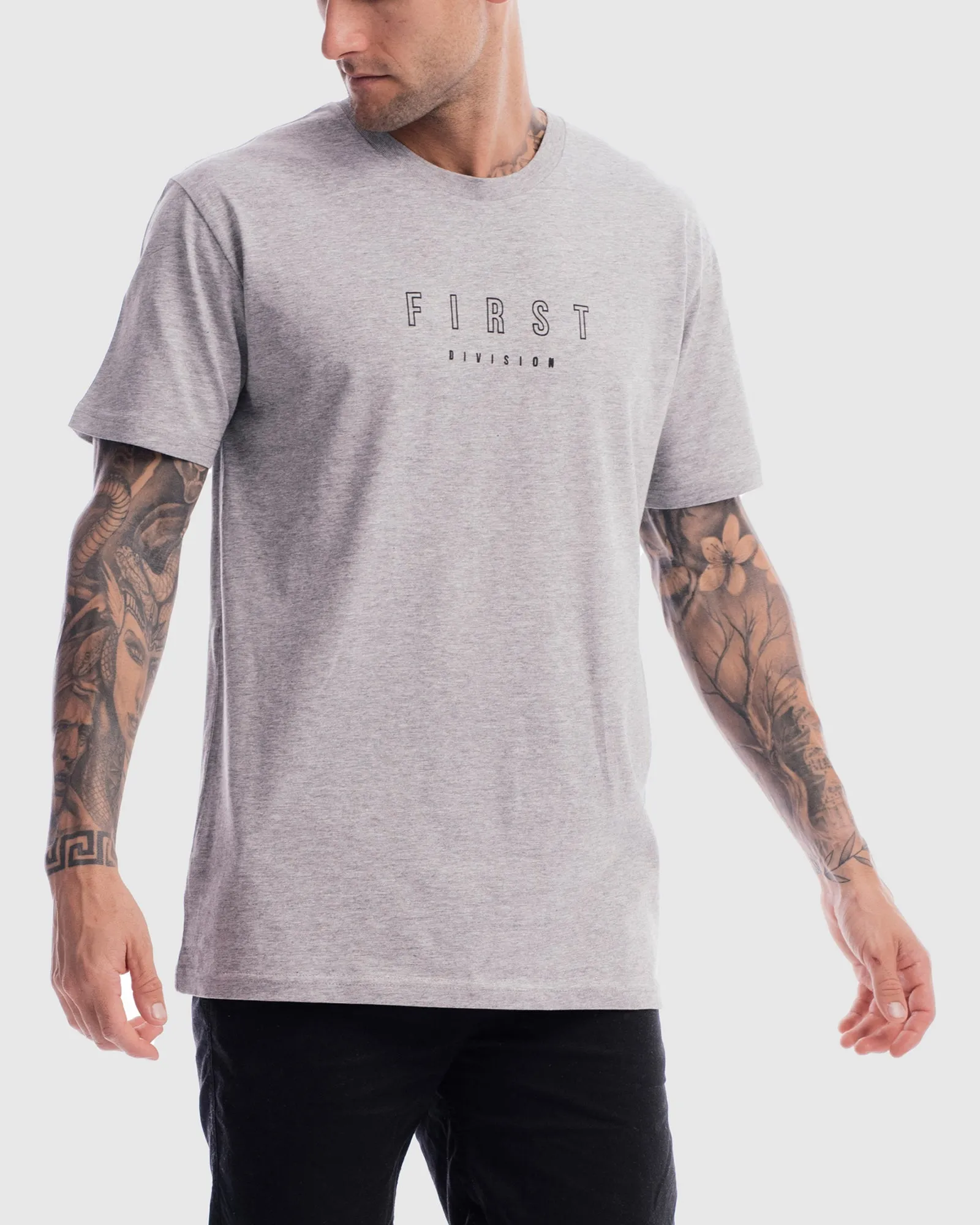 Mens First Rise Tee - Marle Grey