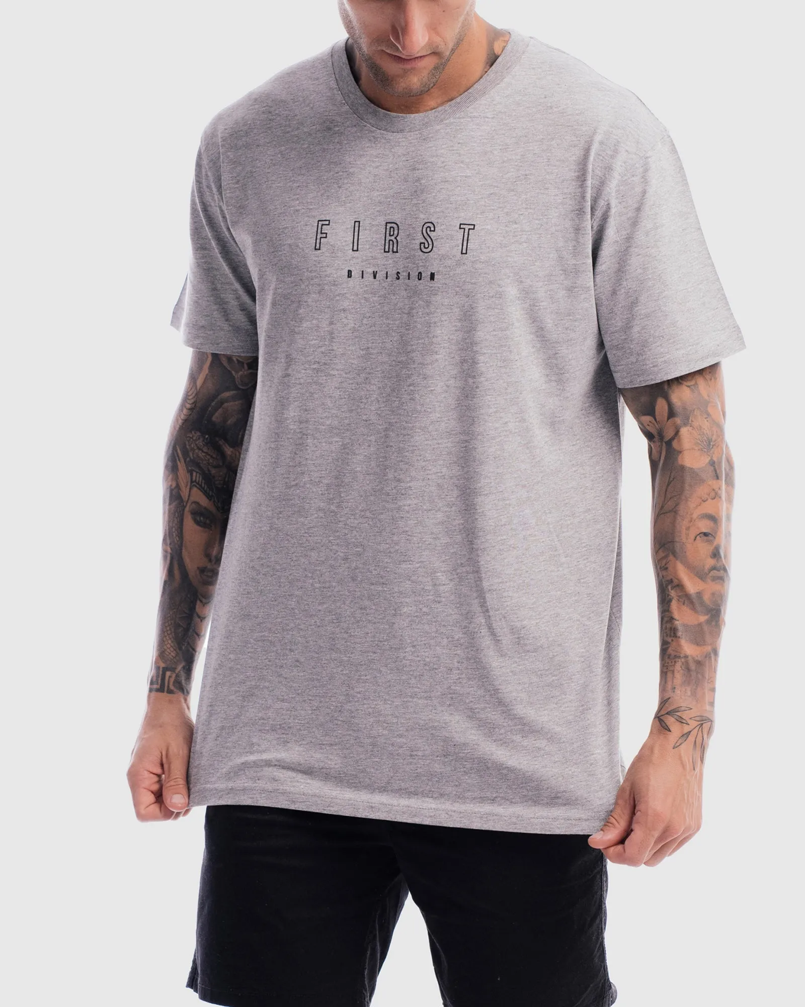 Mens First Rise Tee - Marle Grey