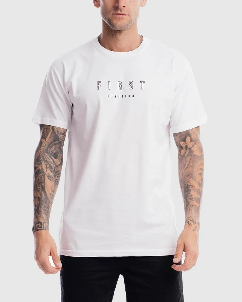 Mens First Rise Tee - White