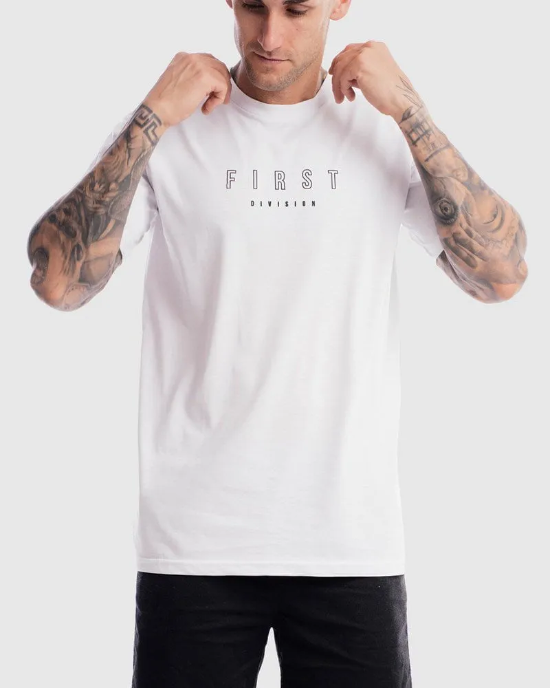 Mens First Rise Tee - White