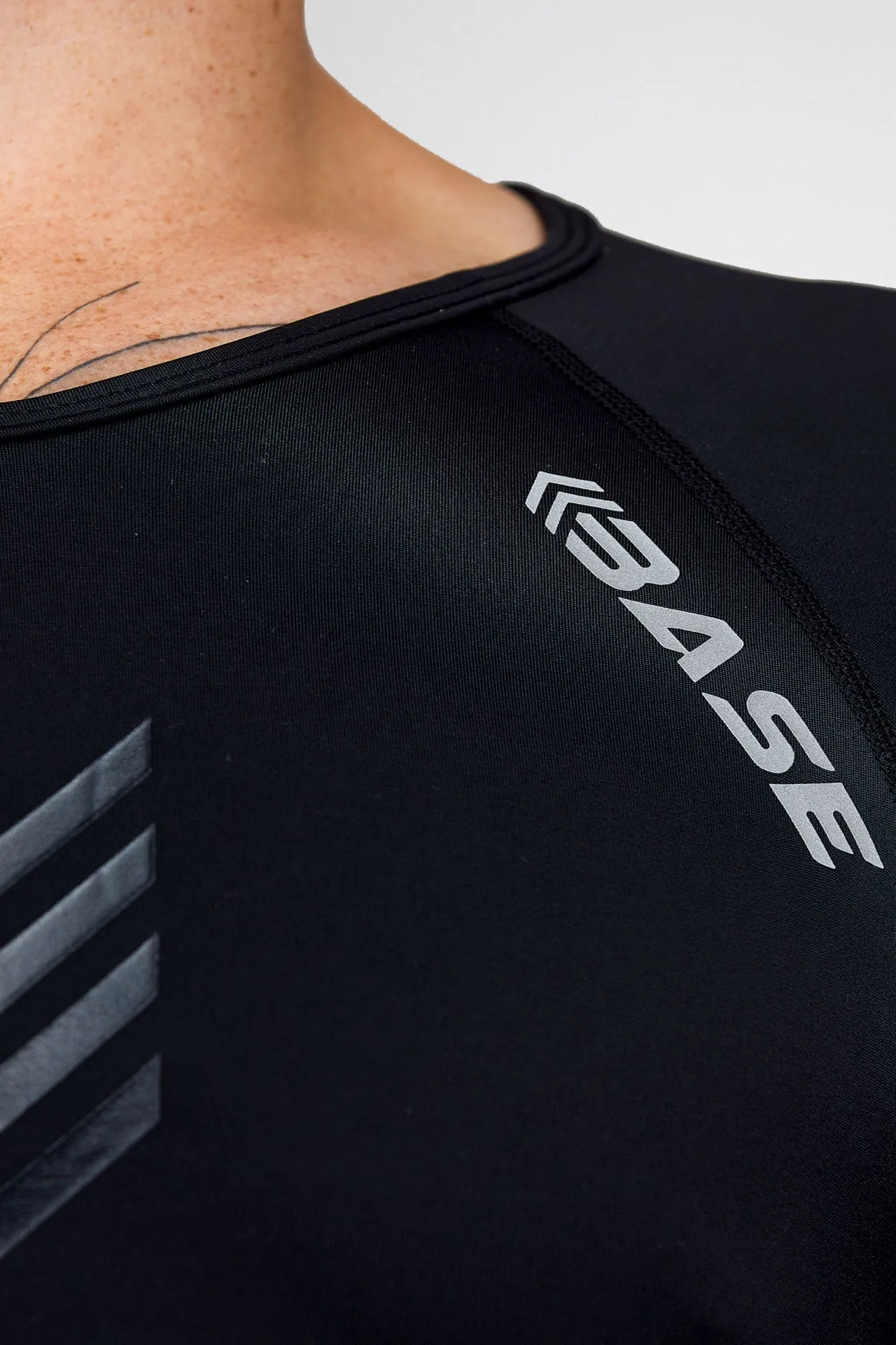 Men's Long Sleeve Compression Tee - Black