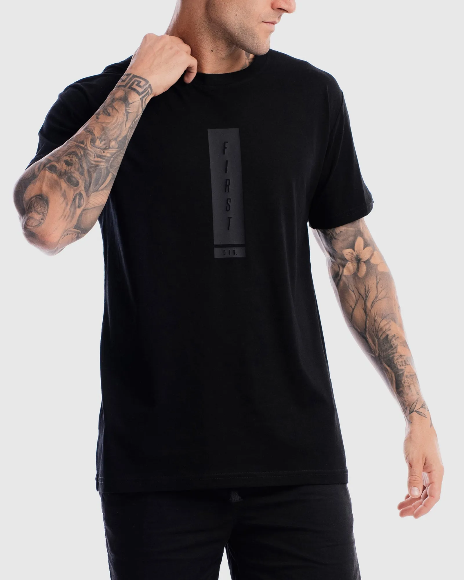 Mens Midfield Mono Tee - Black