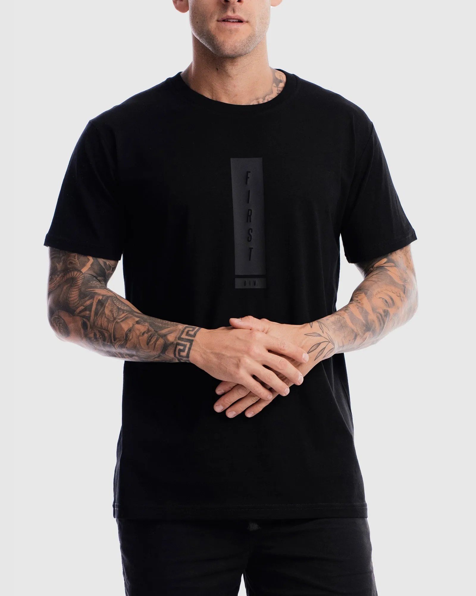 Mens Midfield Mono Tee - Black