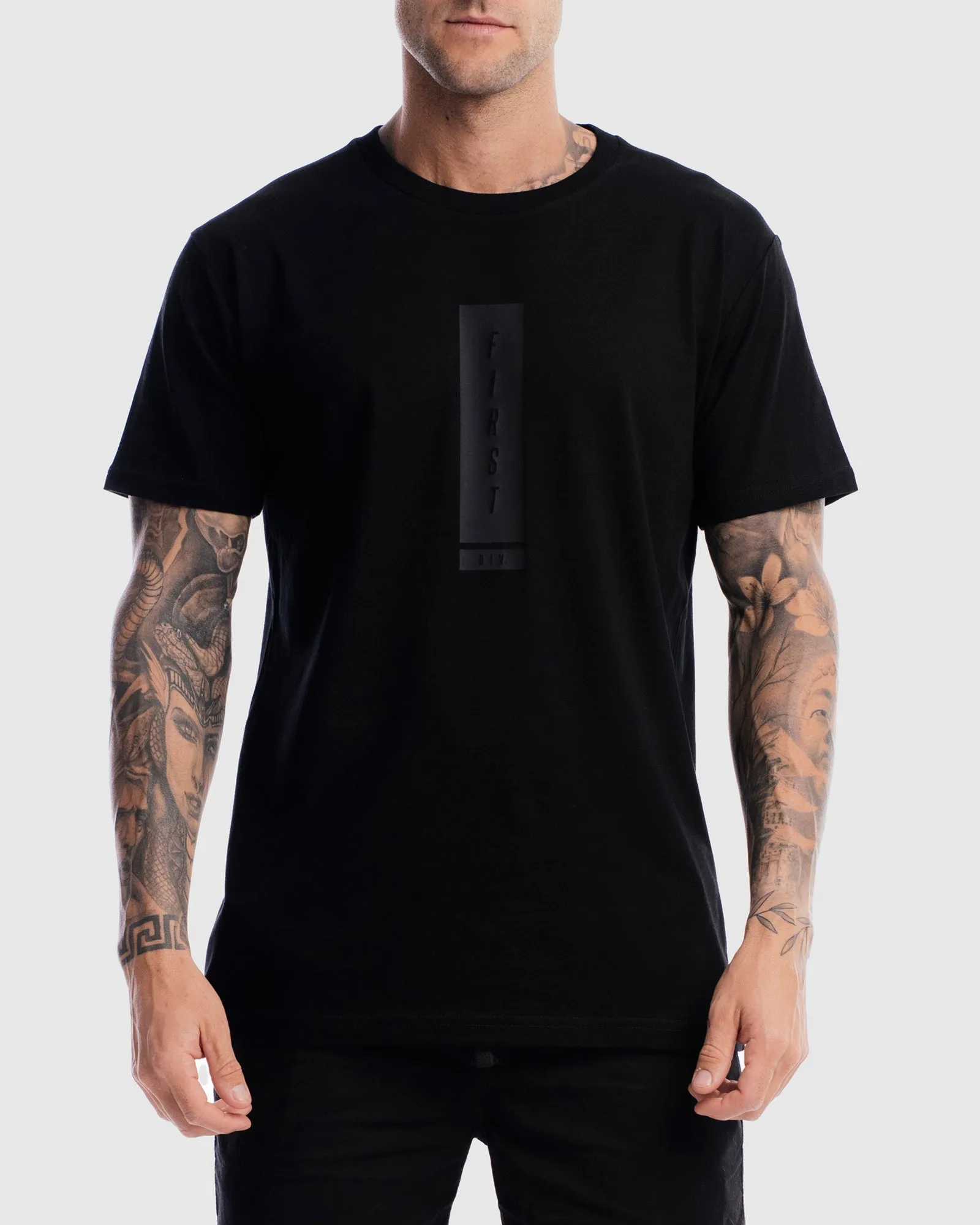 Mens Midfield Mono Tee - Black