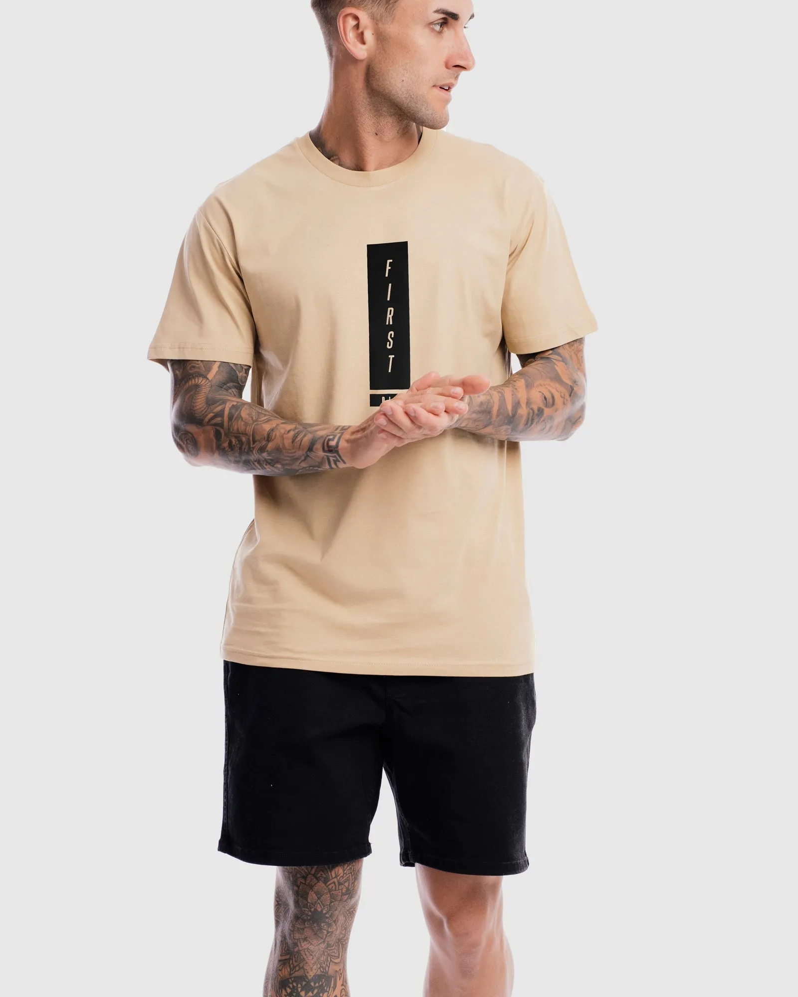 Mens MidField Tee - Camel