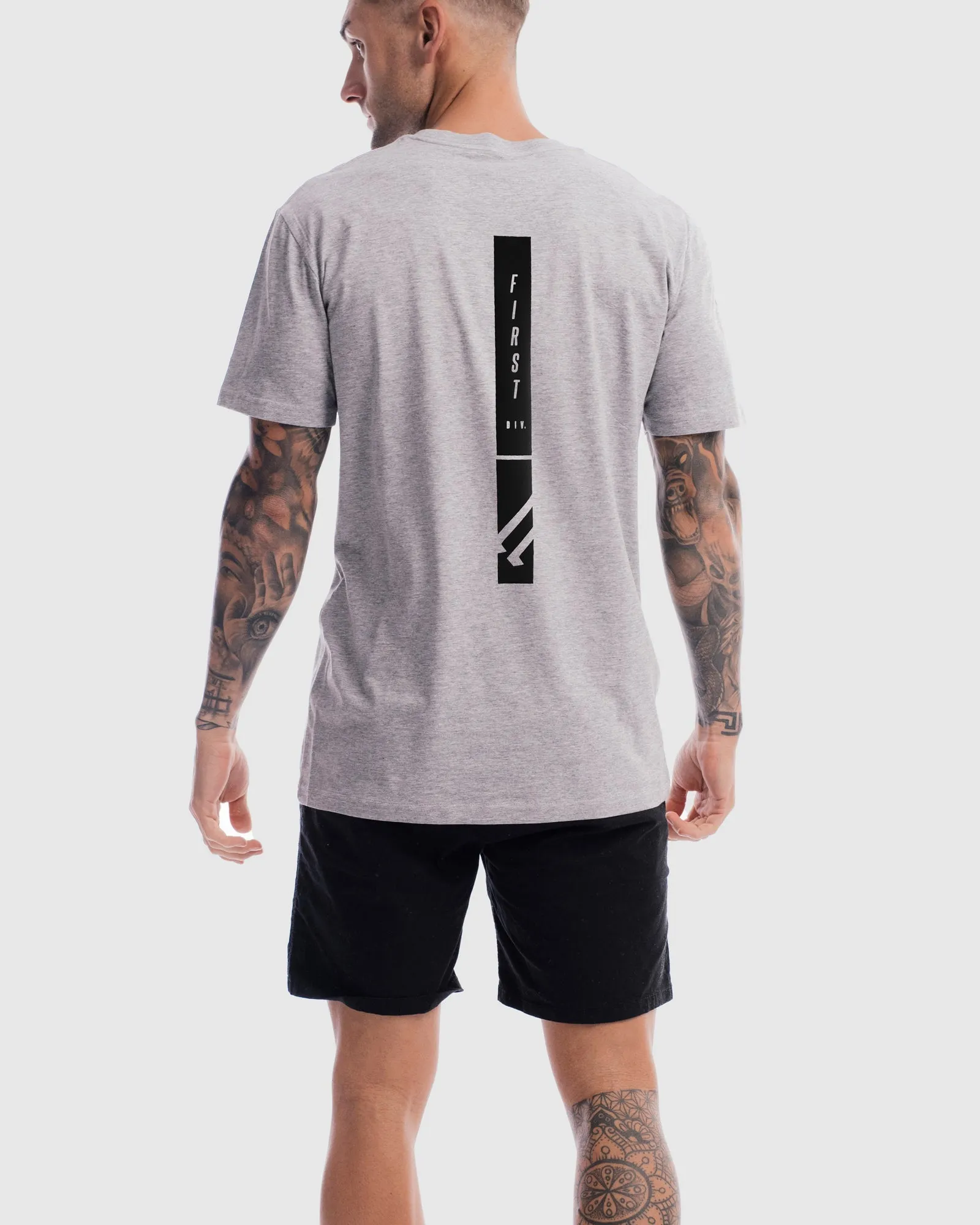 Mens MidField Tee - Marle Grey