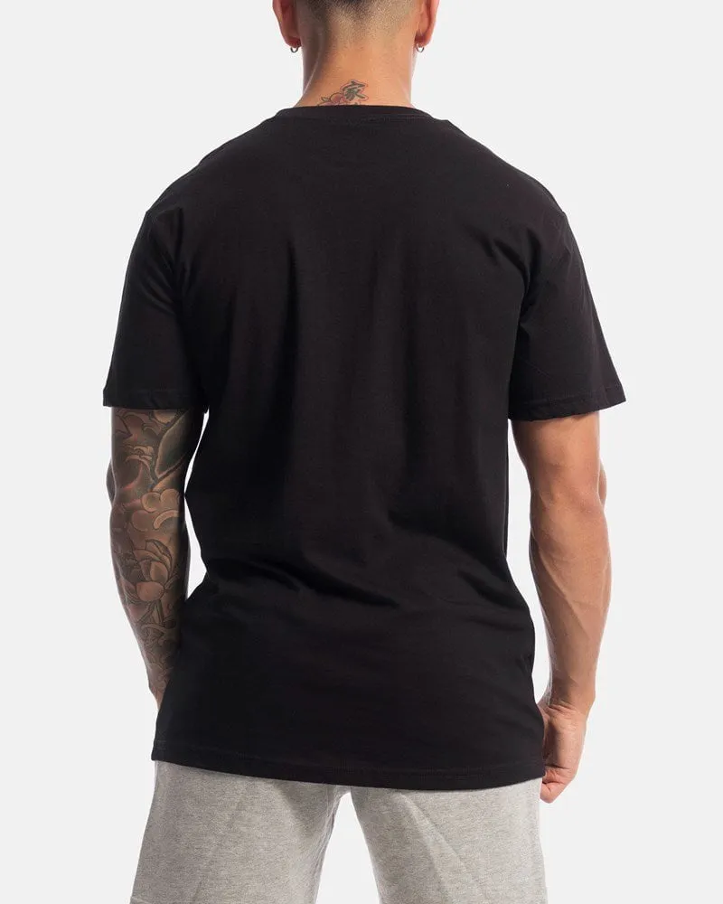 Mens Performance Camo Logo Tee - Black