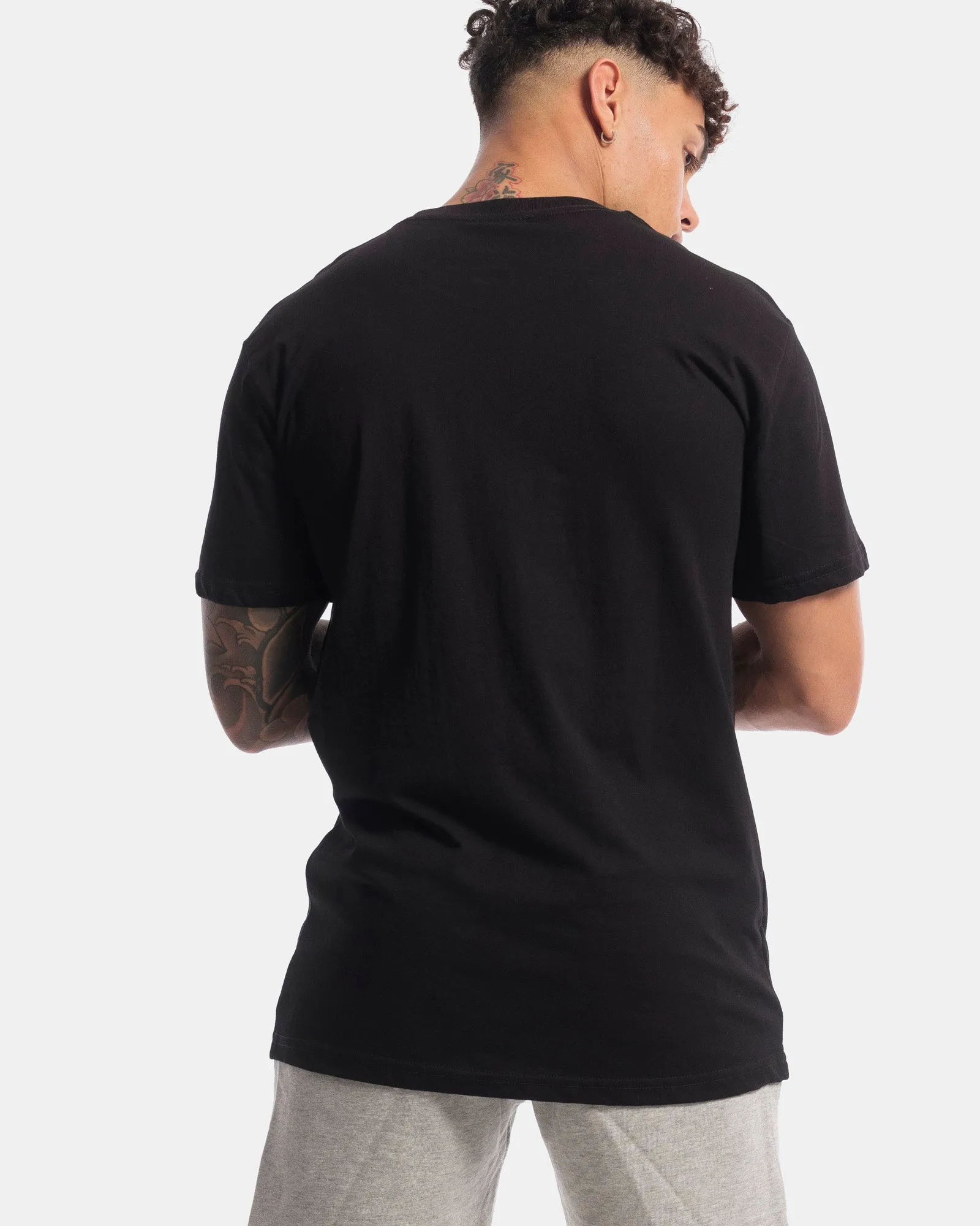 Mens Performance Camo Logo Tee - Black