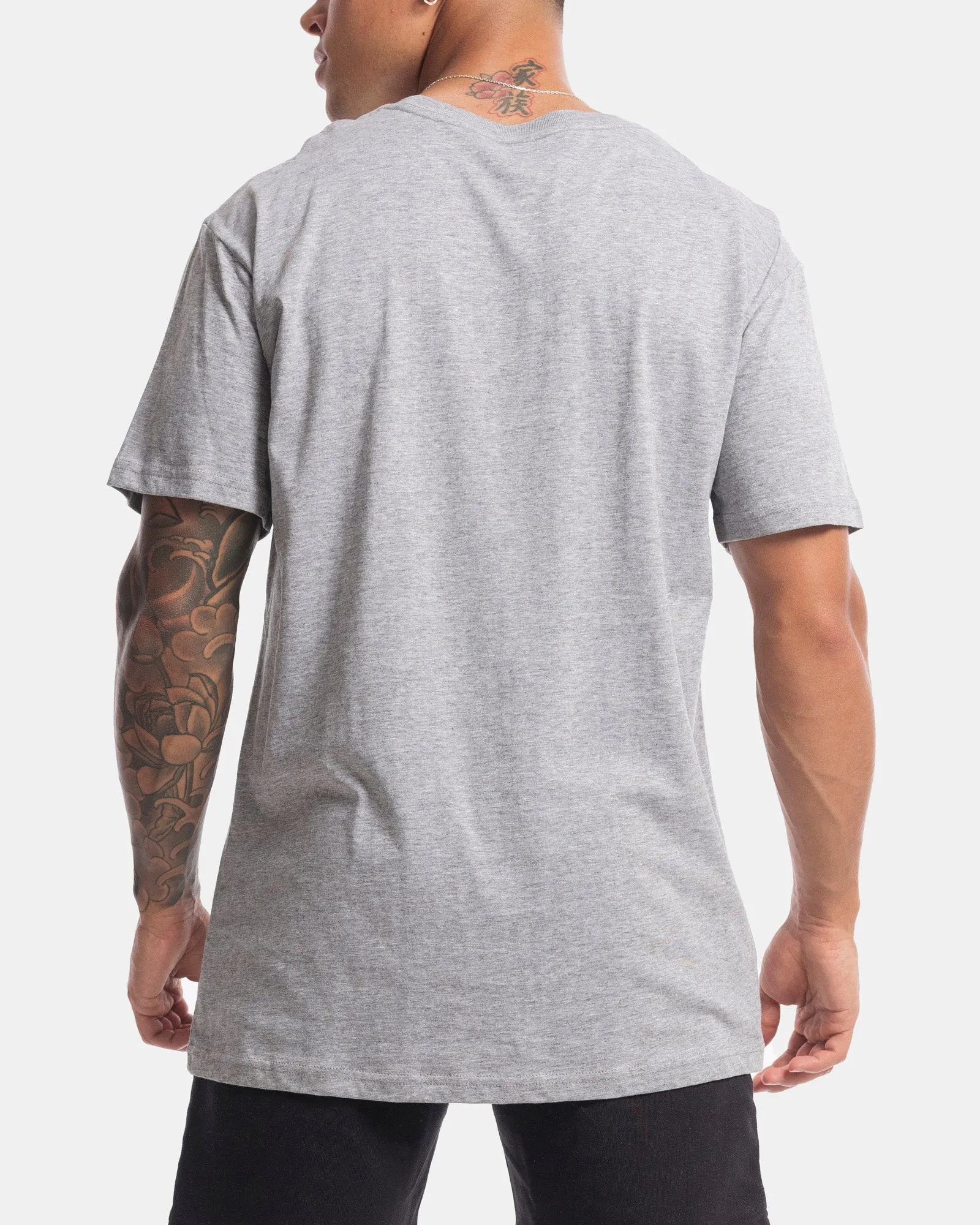 Mens Performance Camo Logo Tee - Marle Grey