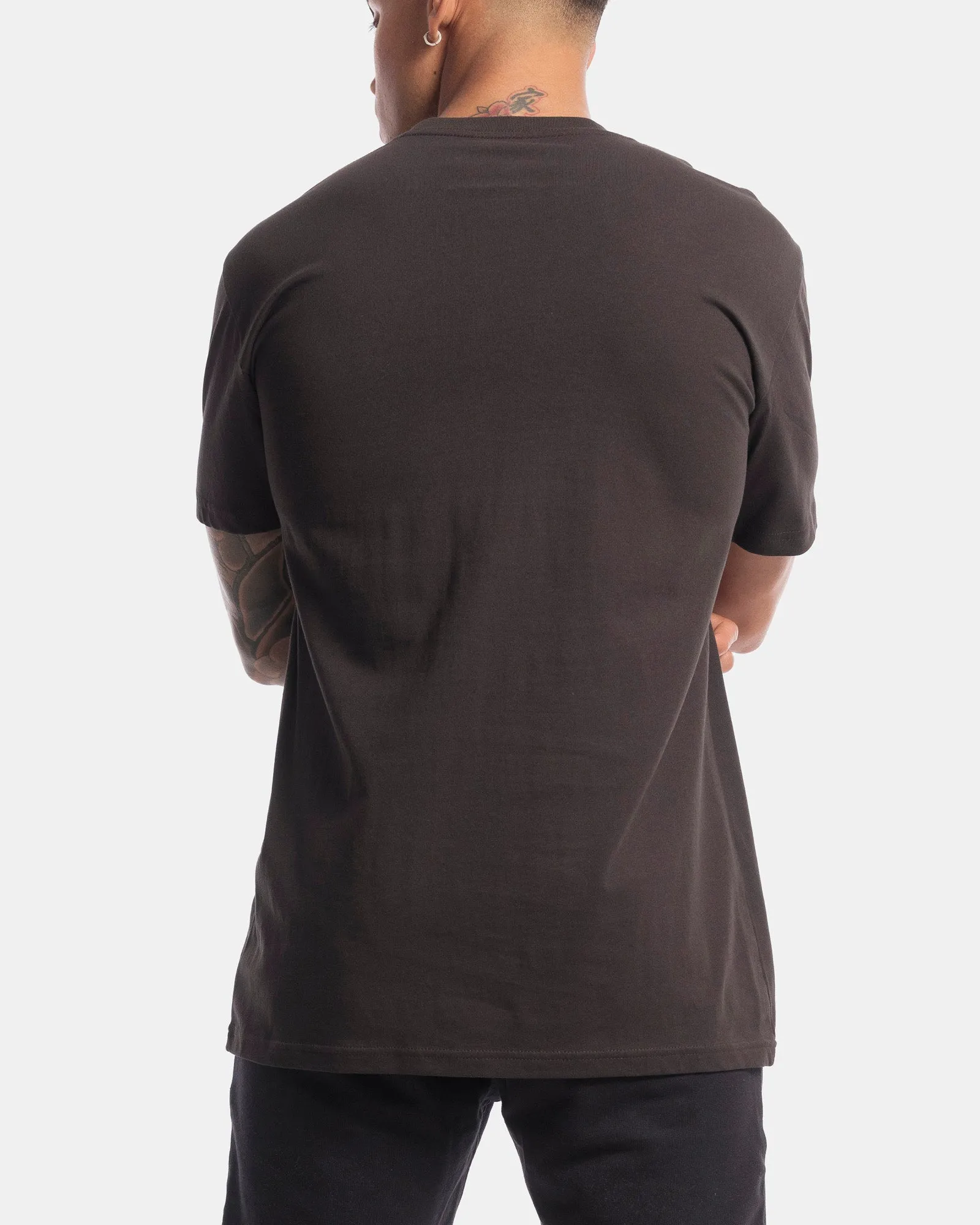 Mens Performance Camo Logo Tee - Vintage Black