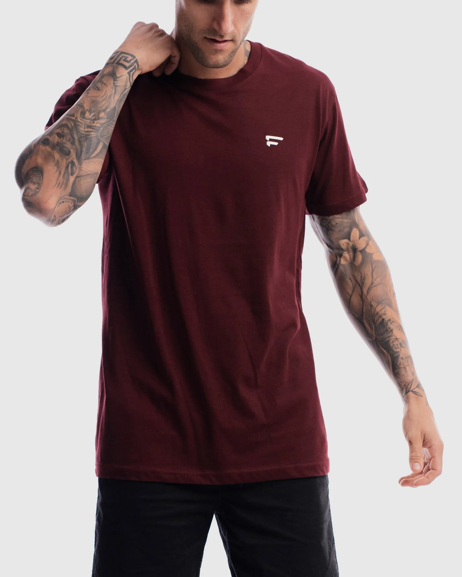 Mens Performance Crest Rise Tee - Ox