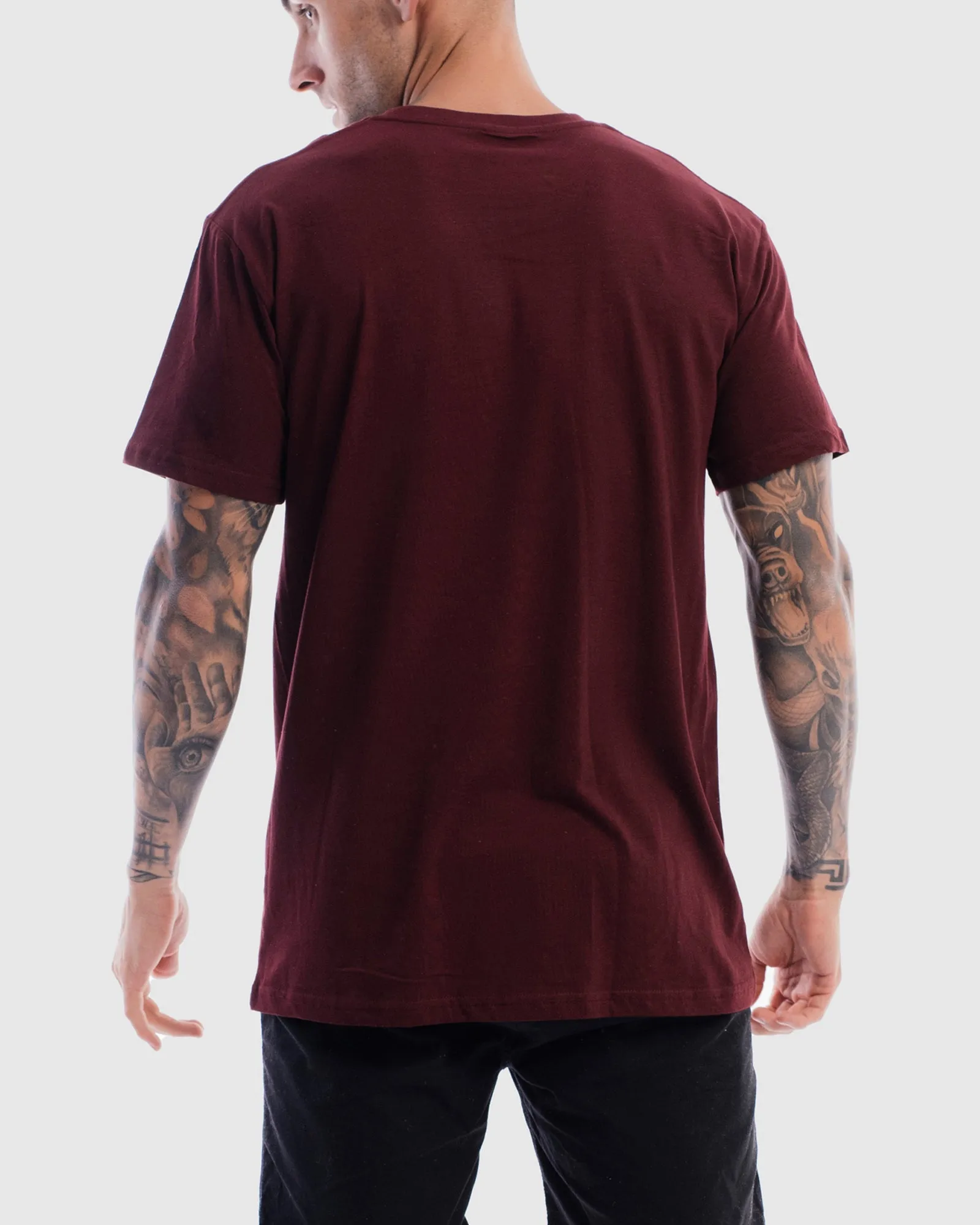 Mens Performance Crest Rise Tee - Ox