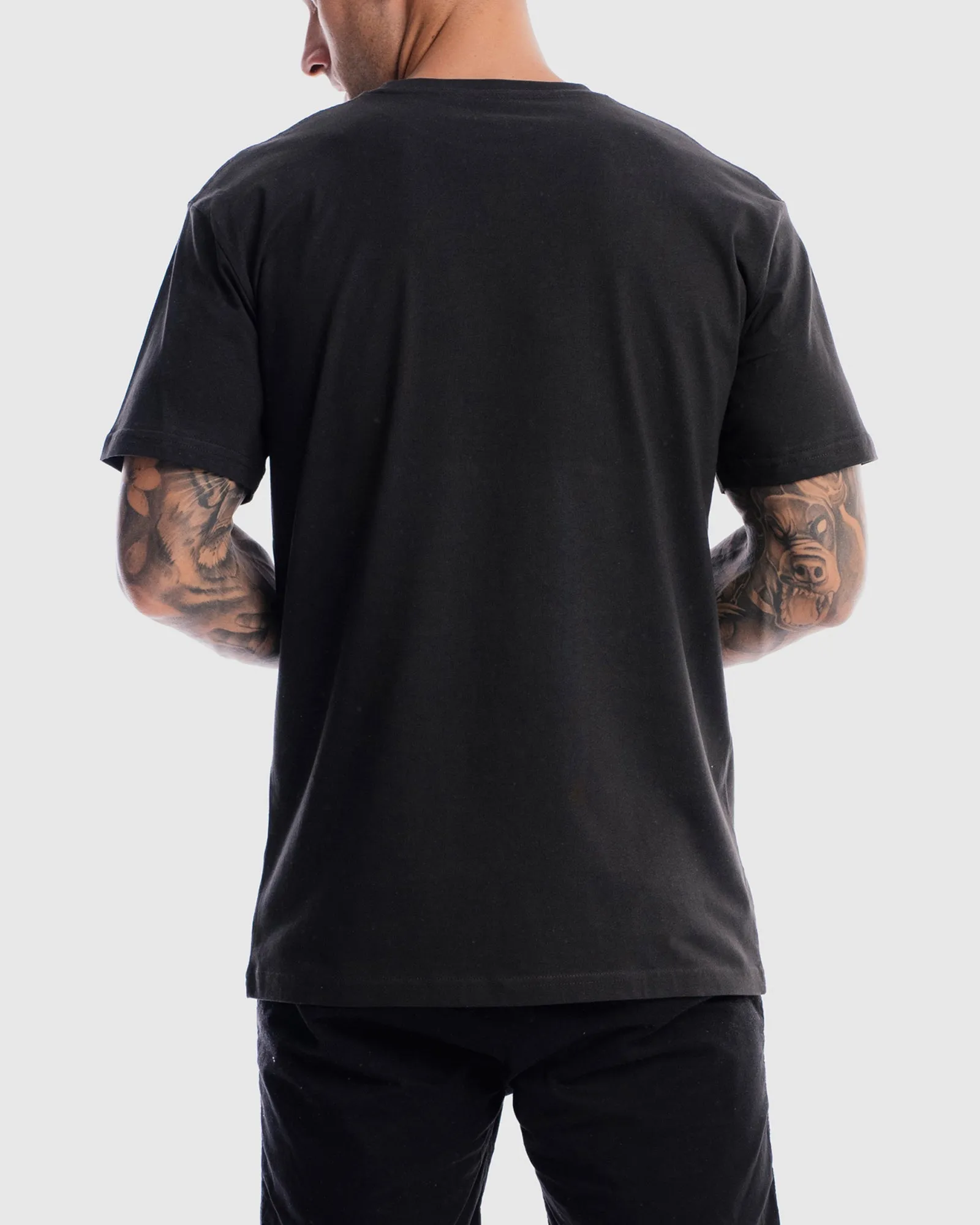 Mens Performance Crest Rise Tee - Vintage Black