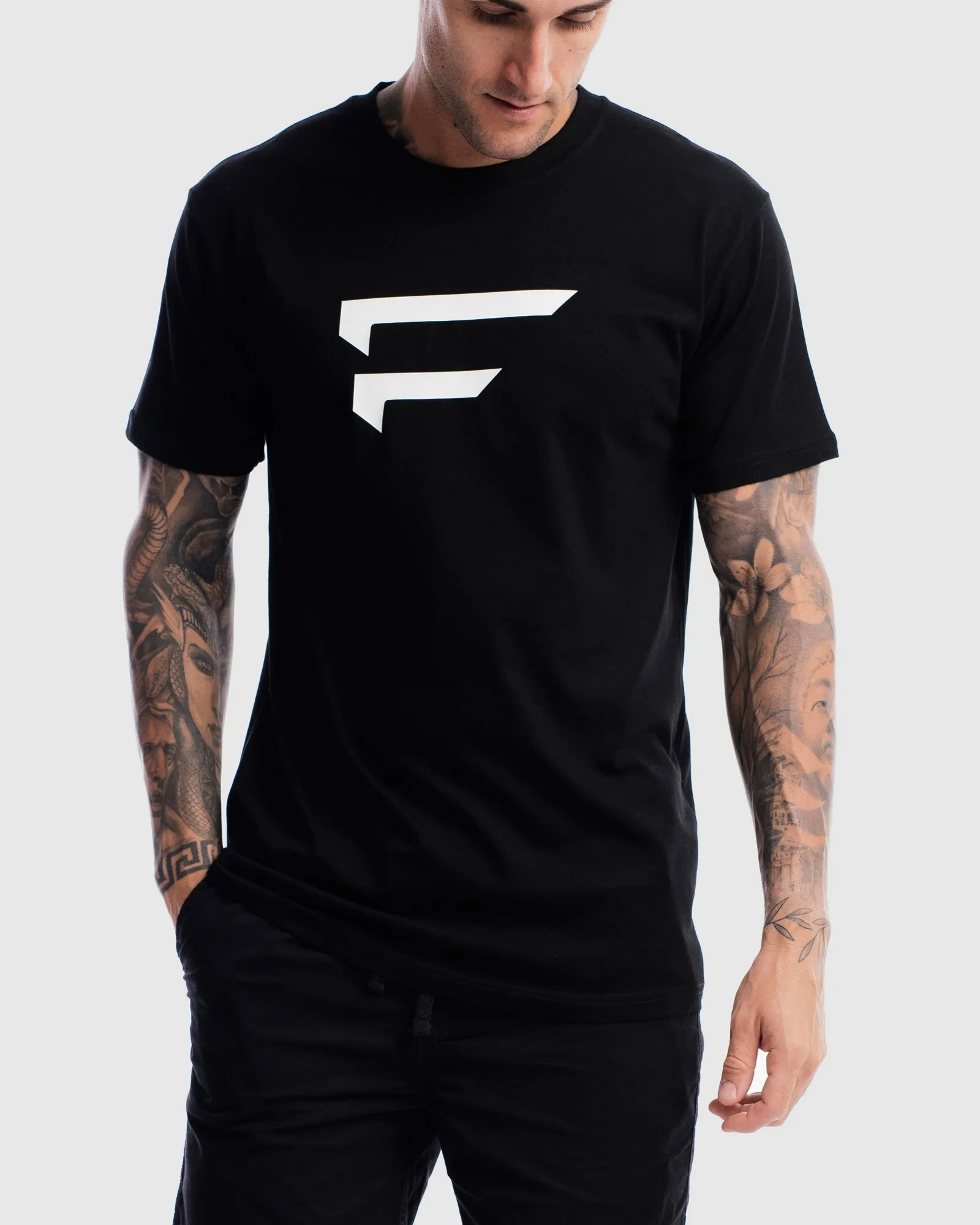 Mens Performance Logo Tee - Black