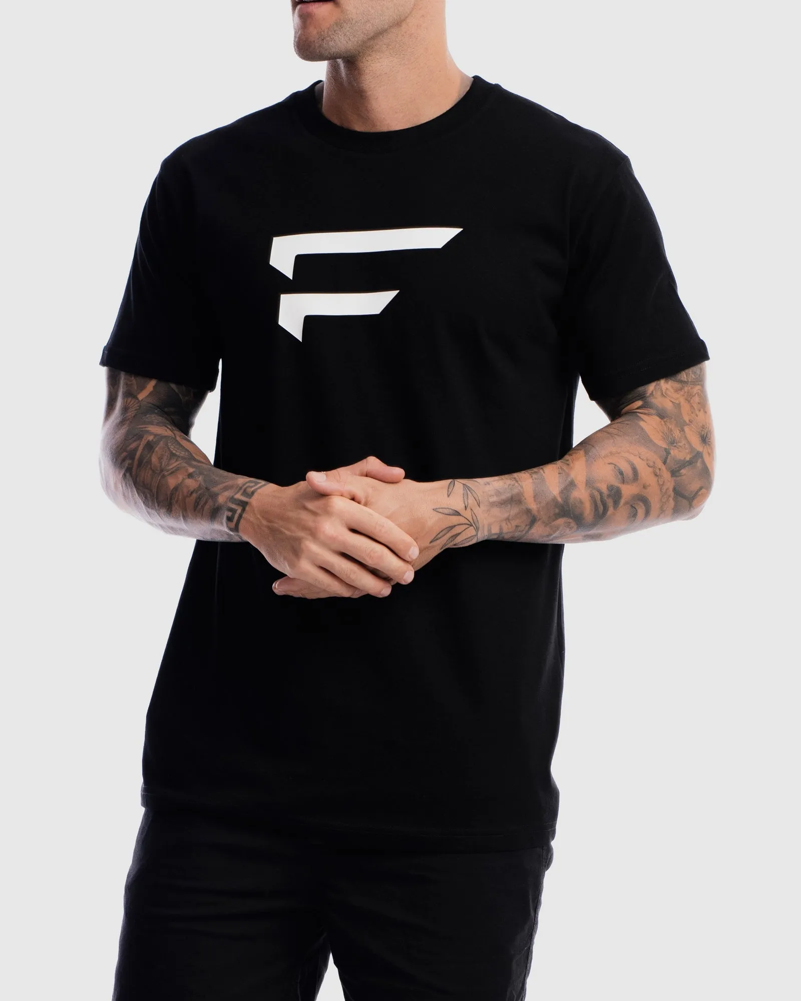 Mens Performance Logo Tee - Black