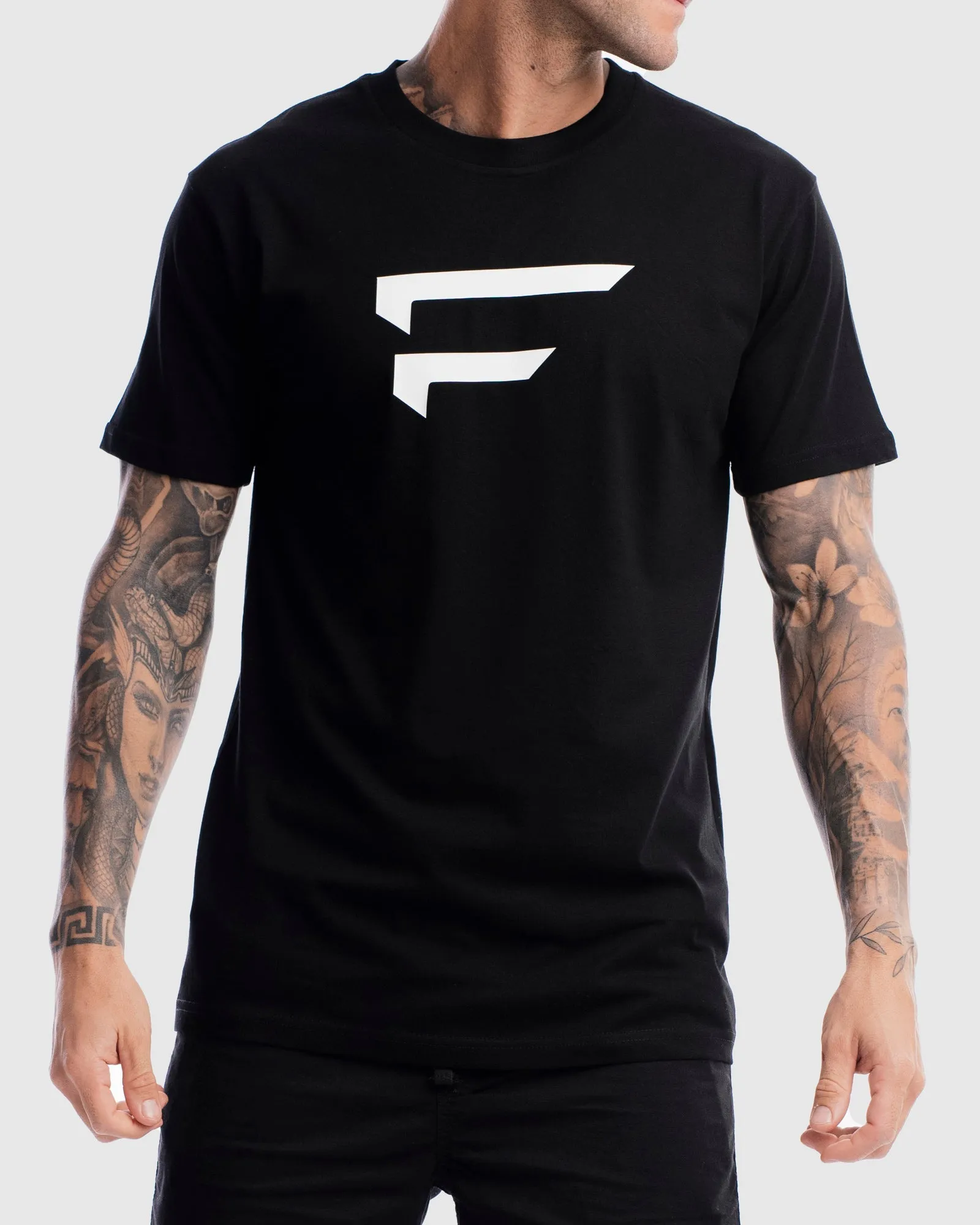 Mens Performance Logo Tee - Black
