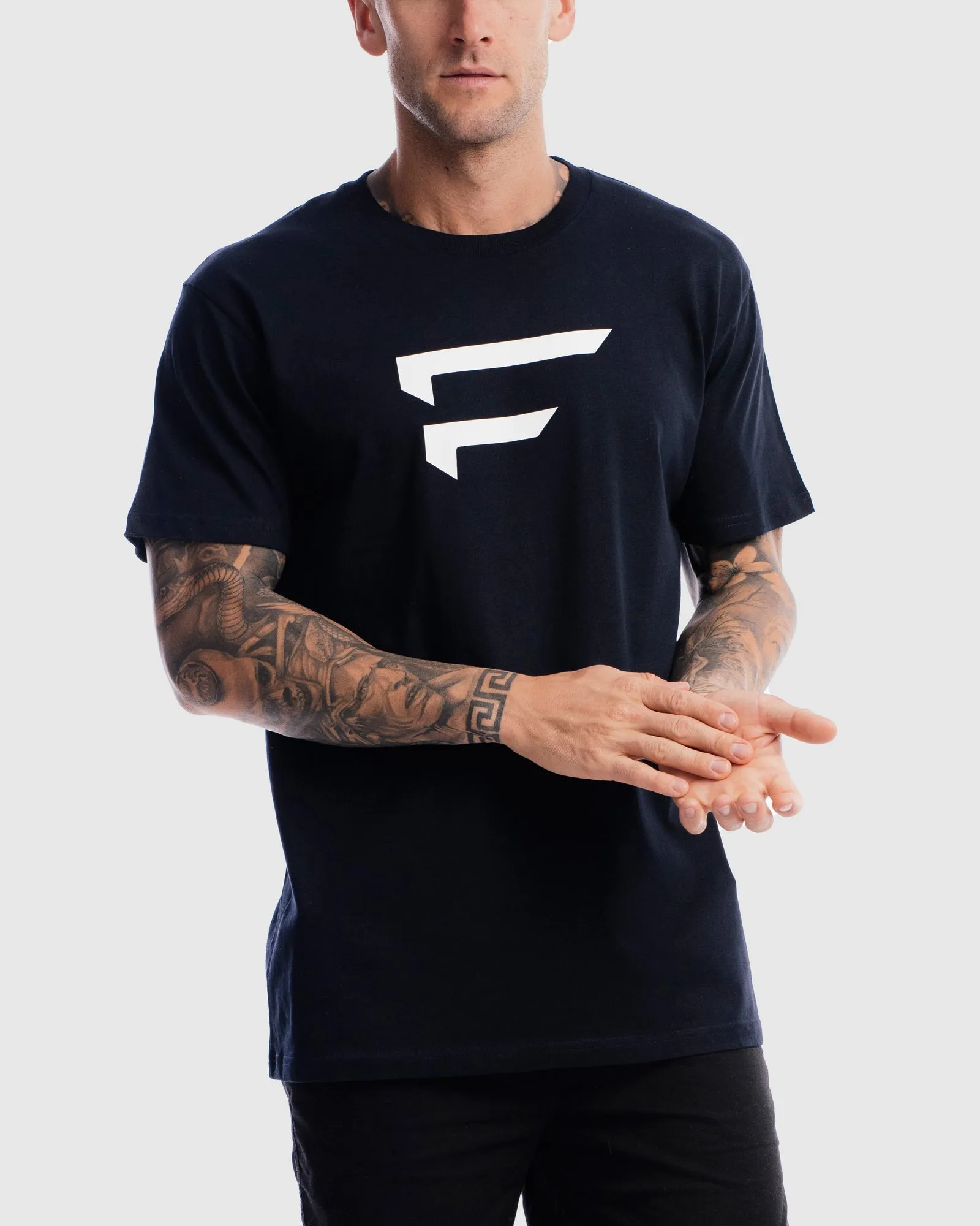 Mens Performance Logo Tee - Ink