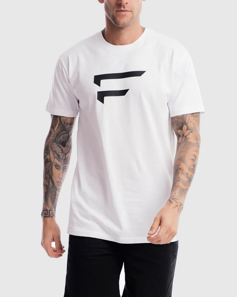 Mens Performance Logo Tee - White