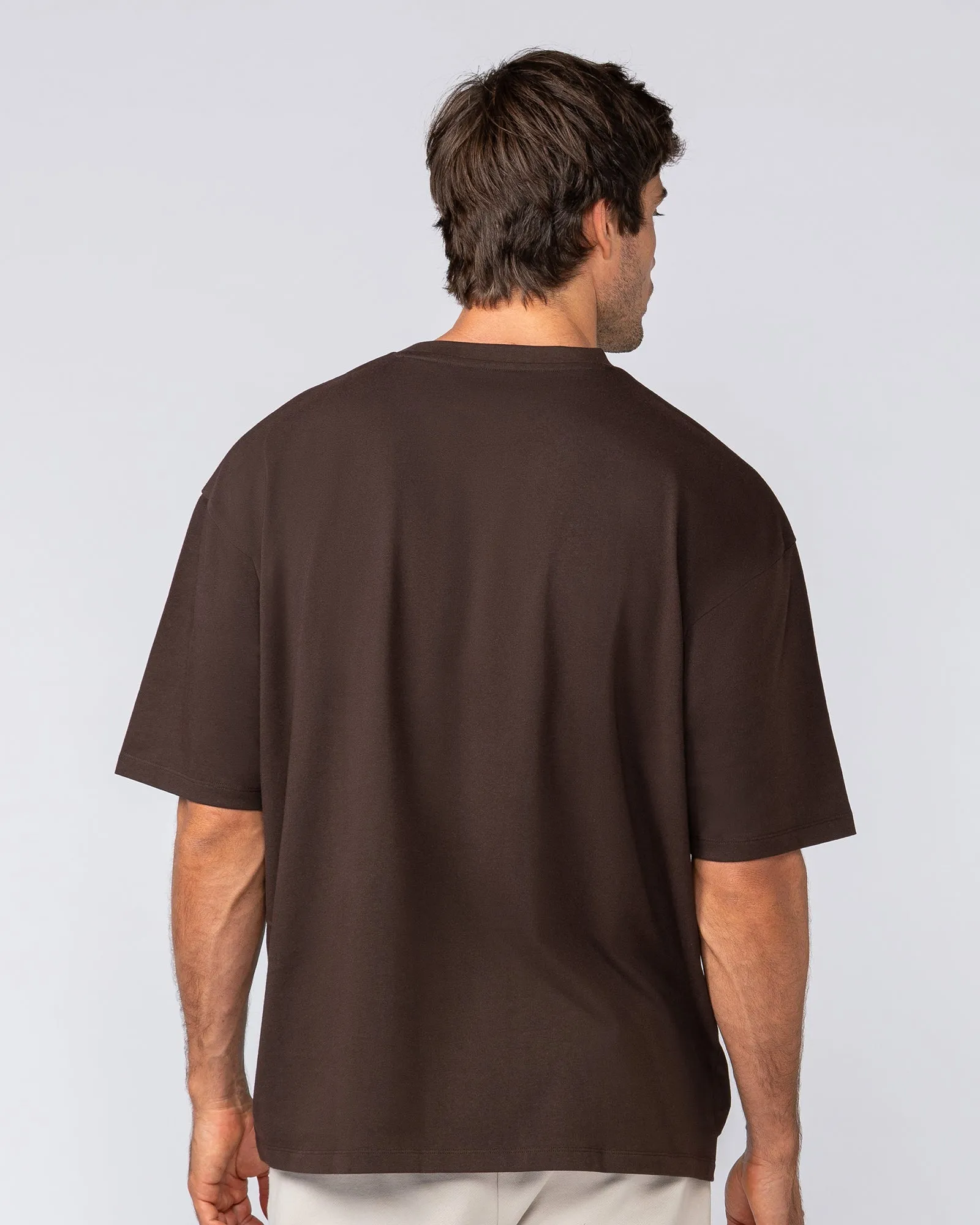 Metal Oversized Tee - Cocoa