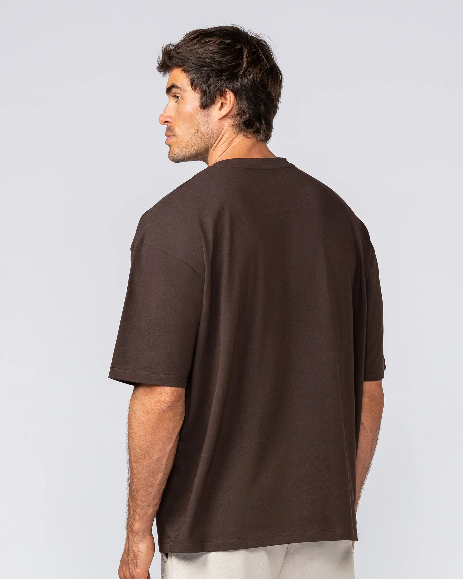 Metal Oversized Tee - Cocoa