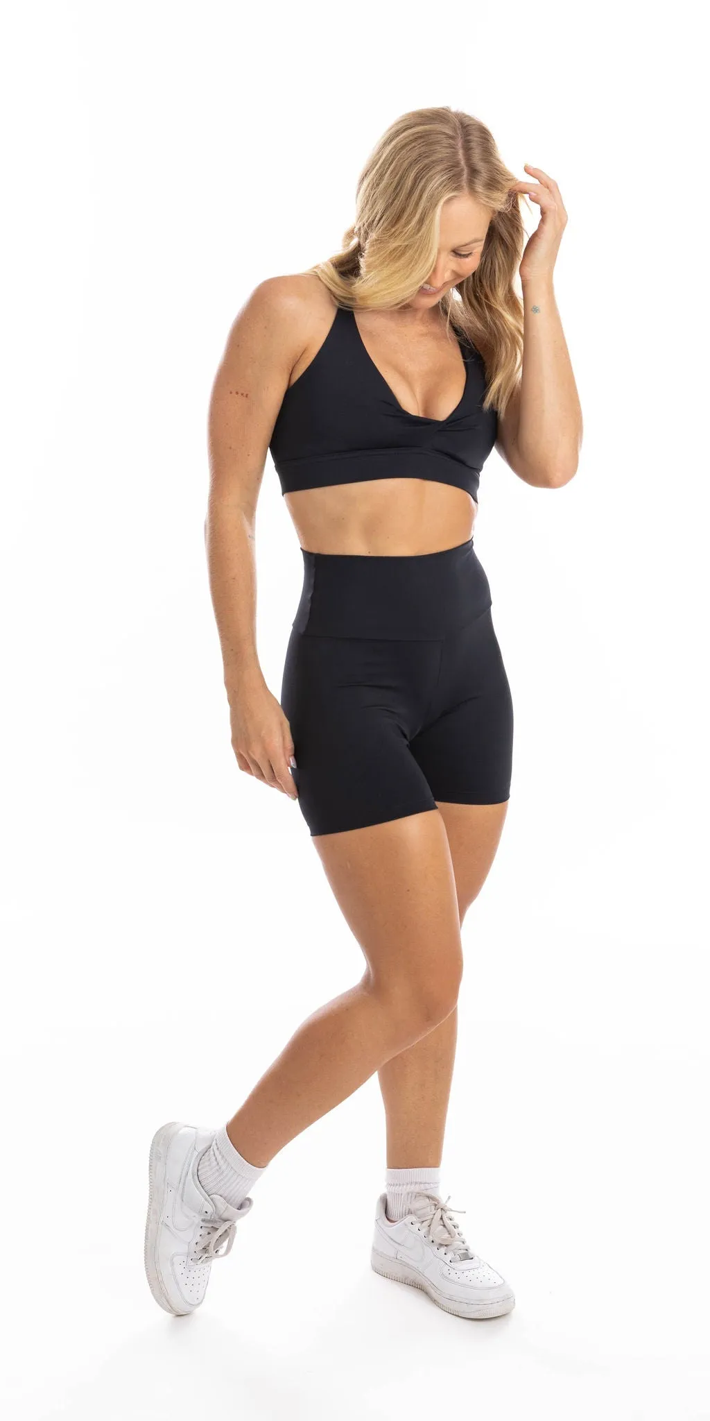 Midnight Body Luxe Midi Shorts