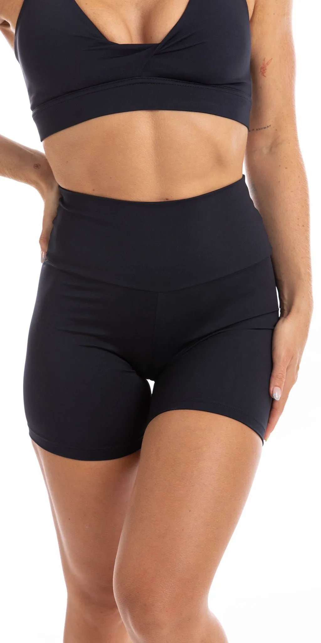 Midnight Body Luxe Midi Shorts