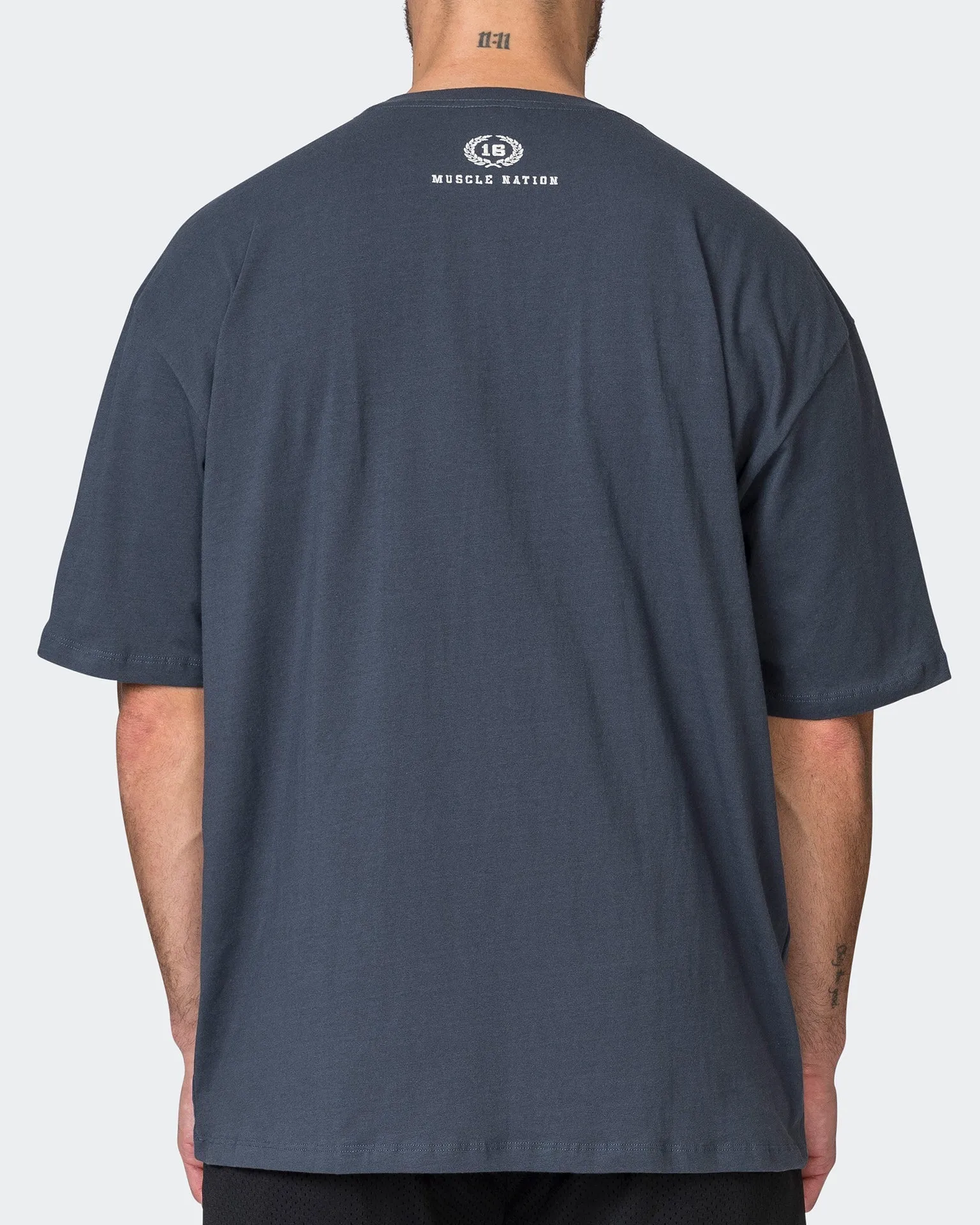MN Varsity Oversized Tee - Thunder