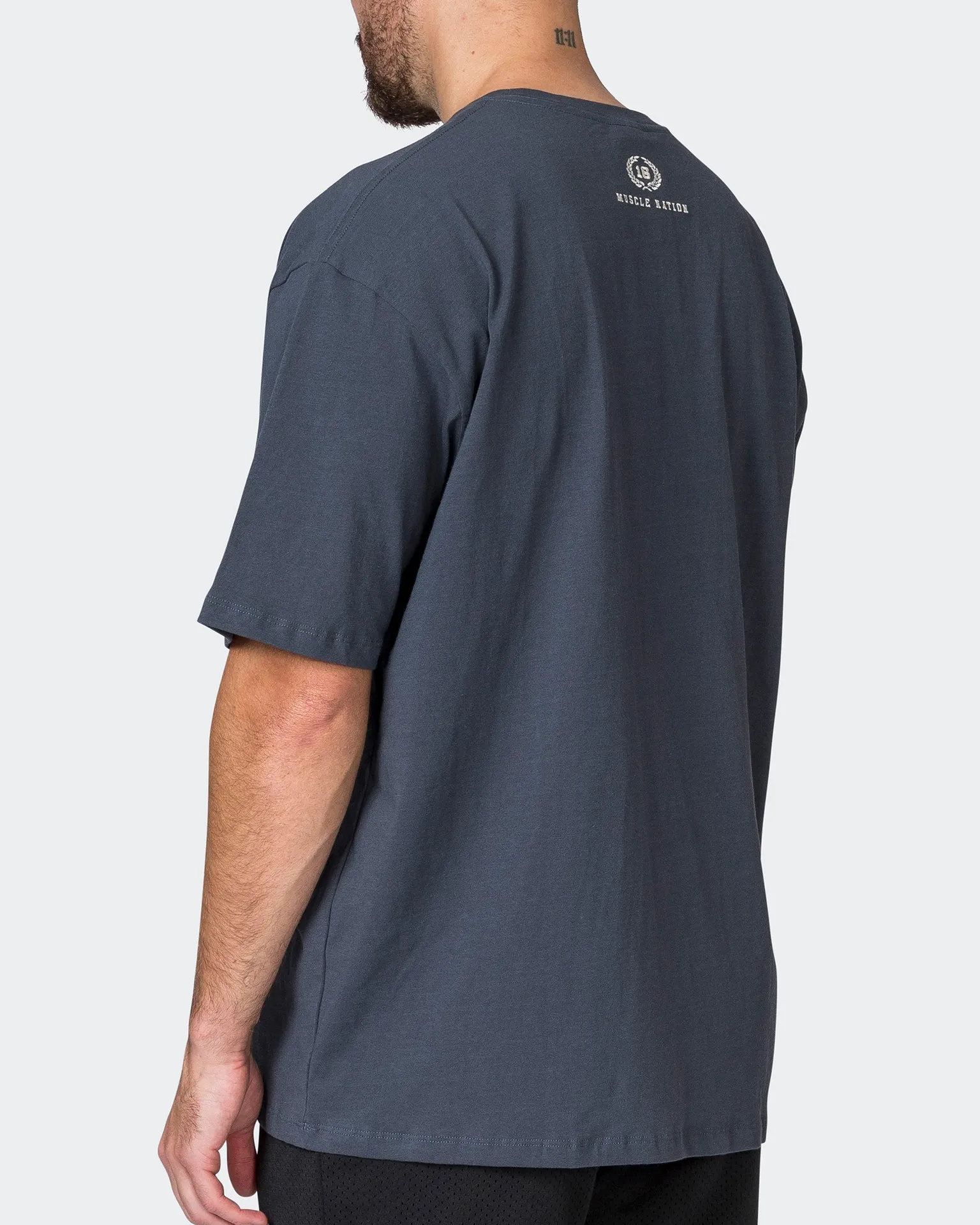 MN Varsity Oversized Tee - Thunder