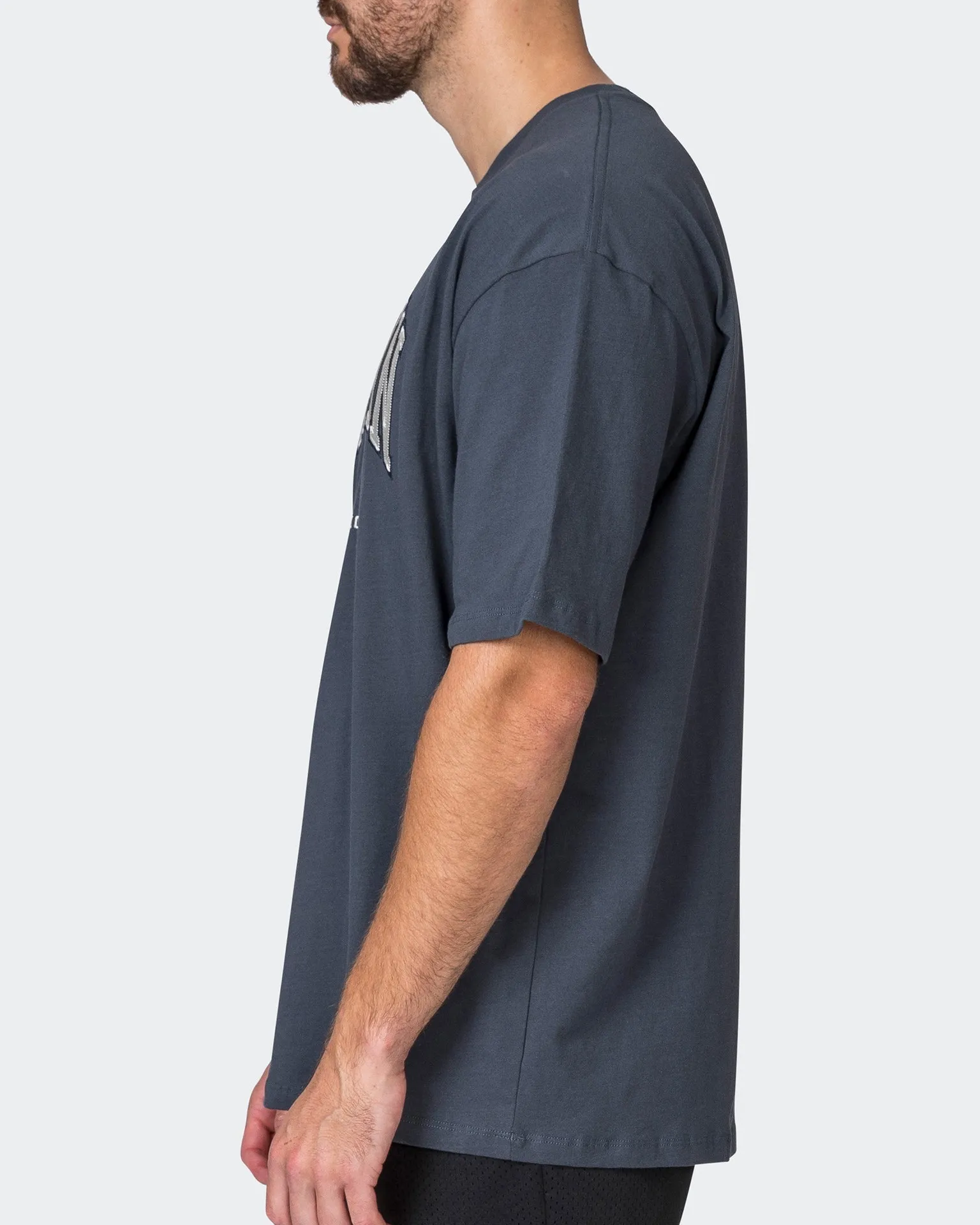 MN Varsity Oversized Tee - Thunder