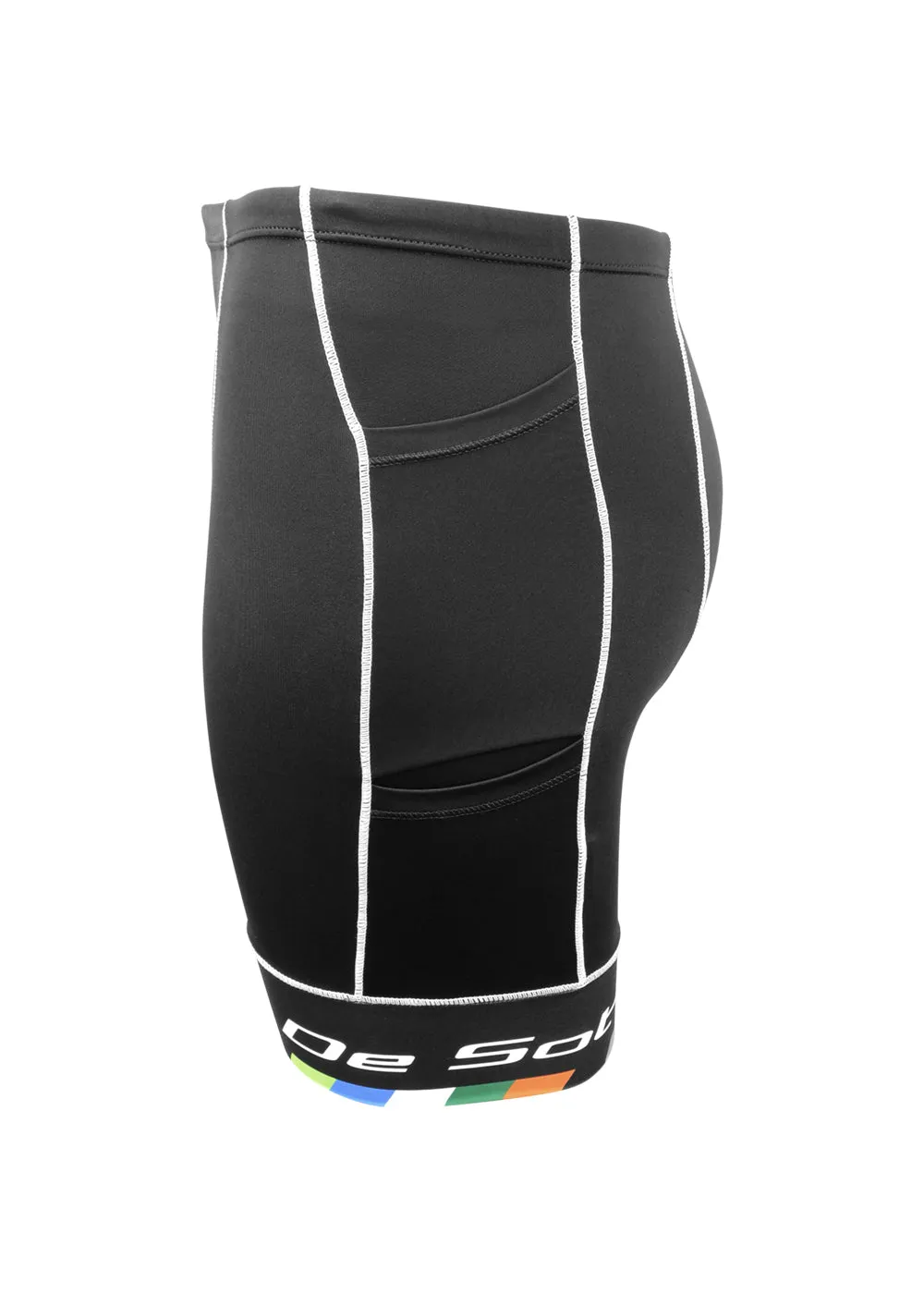 Pantal??n corto de triatl??n de 4 bolsillos Mobius para hombre