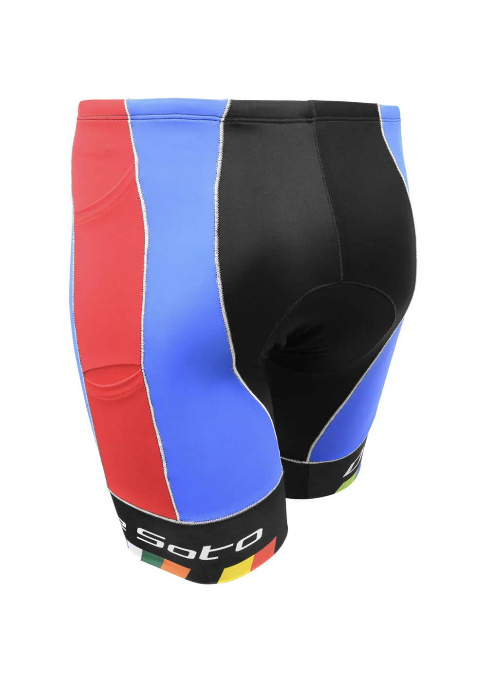 Pantal??n corto de triatl??n de 4 bolsillos Mobius para hombre