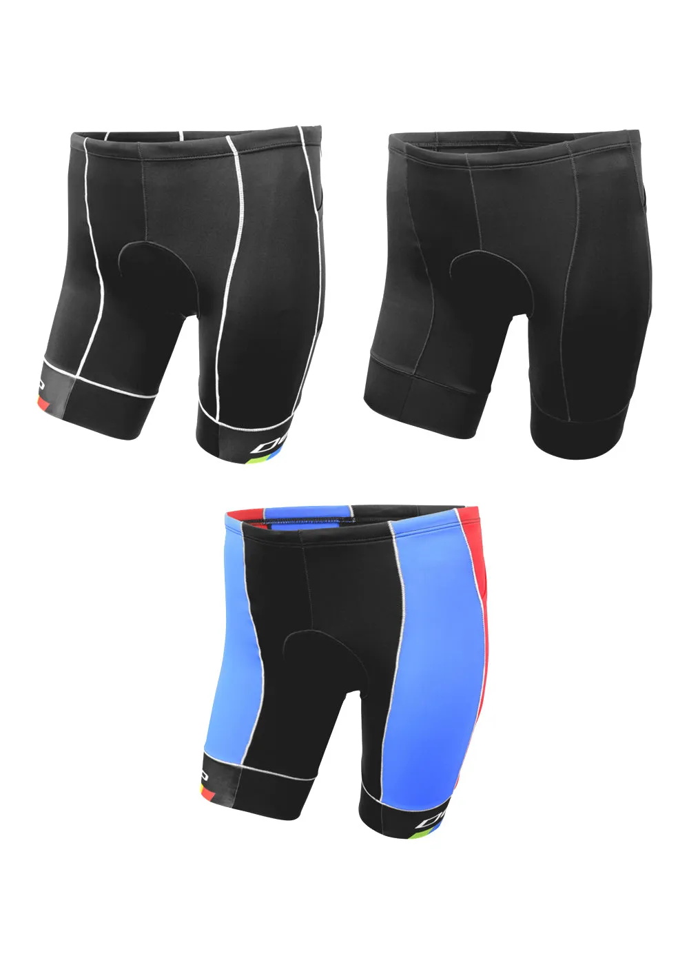 Pantal??n corto de triatl??n de 4 bolsillos Mobius para hombre