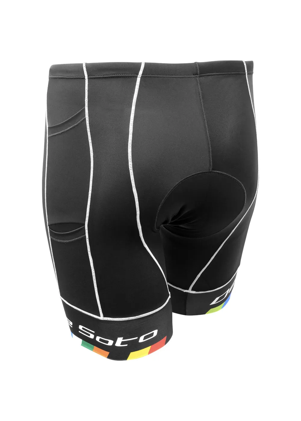 Pantal??n corto de triatl??n de 4 bolsillos Mobius para hombre