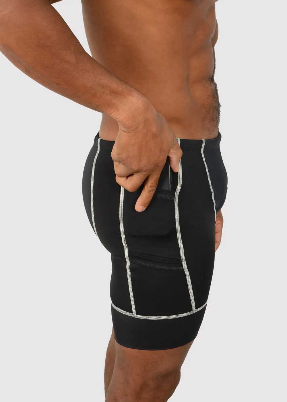 Pantal??n corto de triatl??n Forza de 4 bolsillos para hombre (dise?a el tuyo propio)