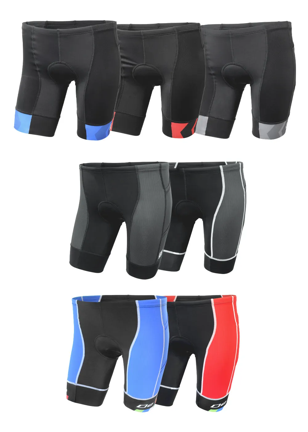 Pantal??n corto de triatl??n Forza de 4 bolsillos para hombre