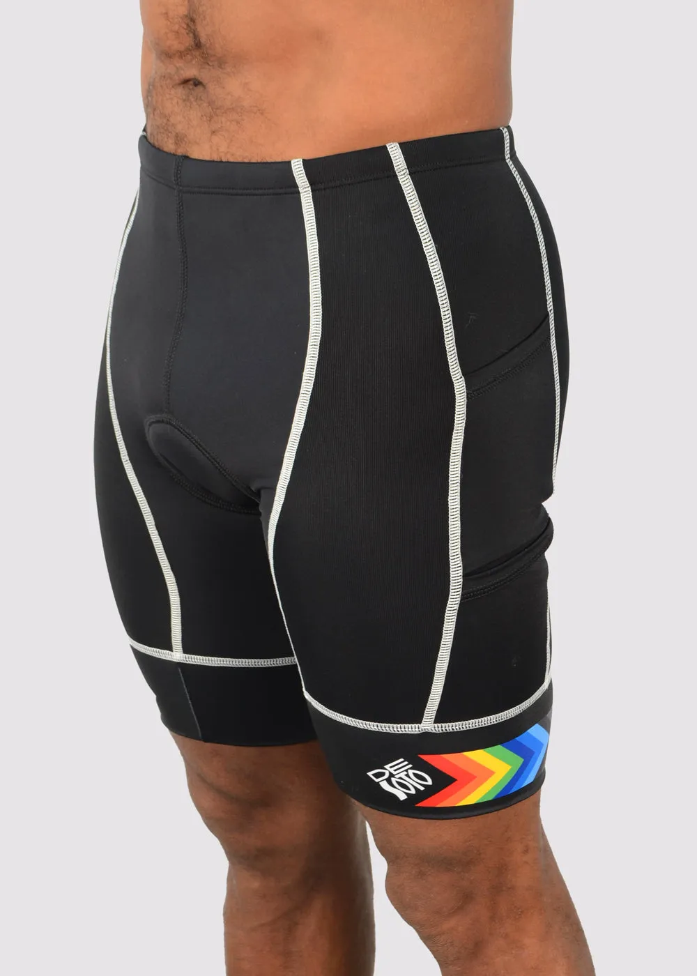 Pantal??n corto de triatl??n Forza de tiro alto y 4 bolsillos para hombre (dise?a el tuyo propio)