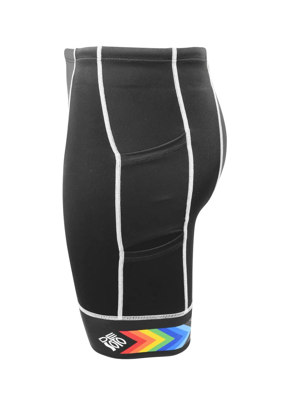 Pantal??n corto de triatl??n Forza de tiro alto y 4 bolsillos para hombre
